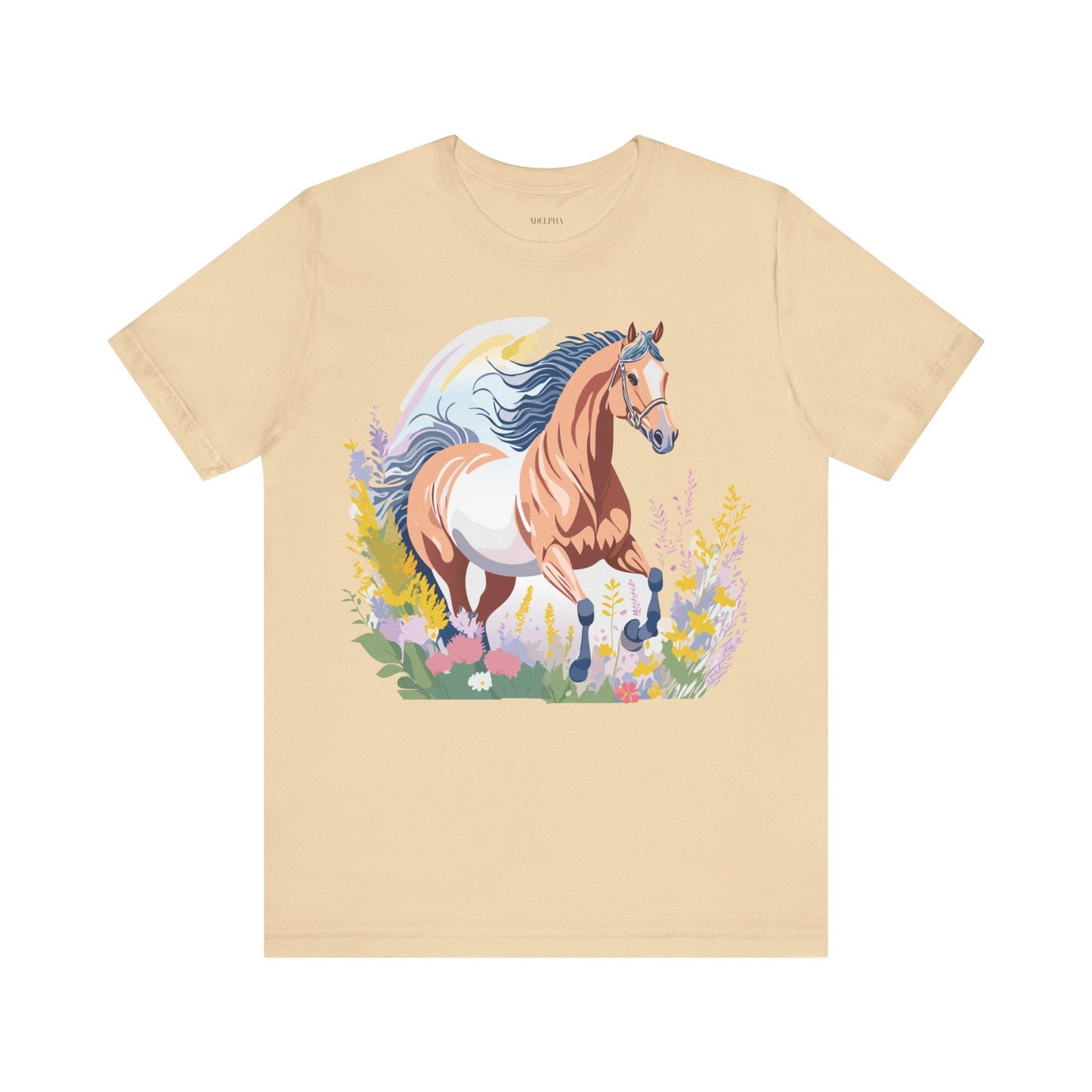 Horse Graphic Unisex 100 Cotton Vintage Animal Art T-Shirt 5