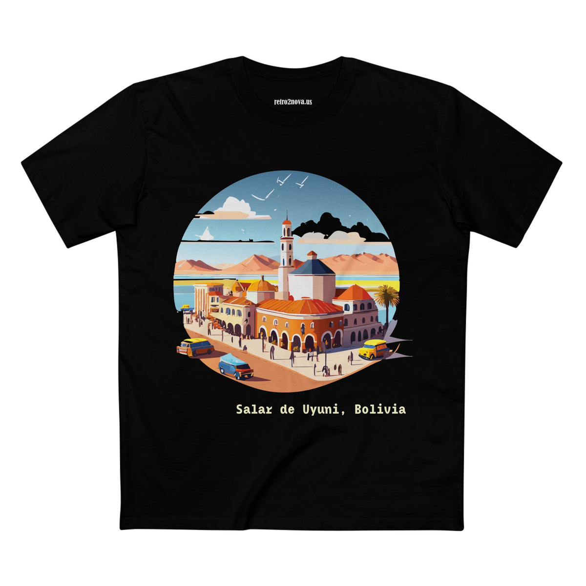 Salar de Uyuni Bolivia landscape T-Shirt | Salt Flats travel tee