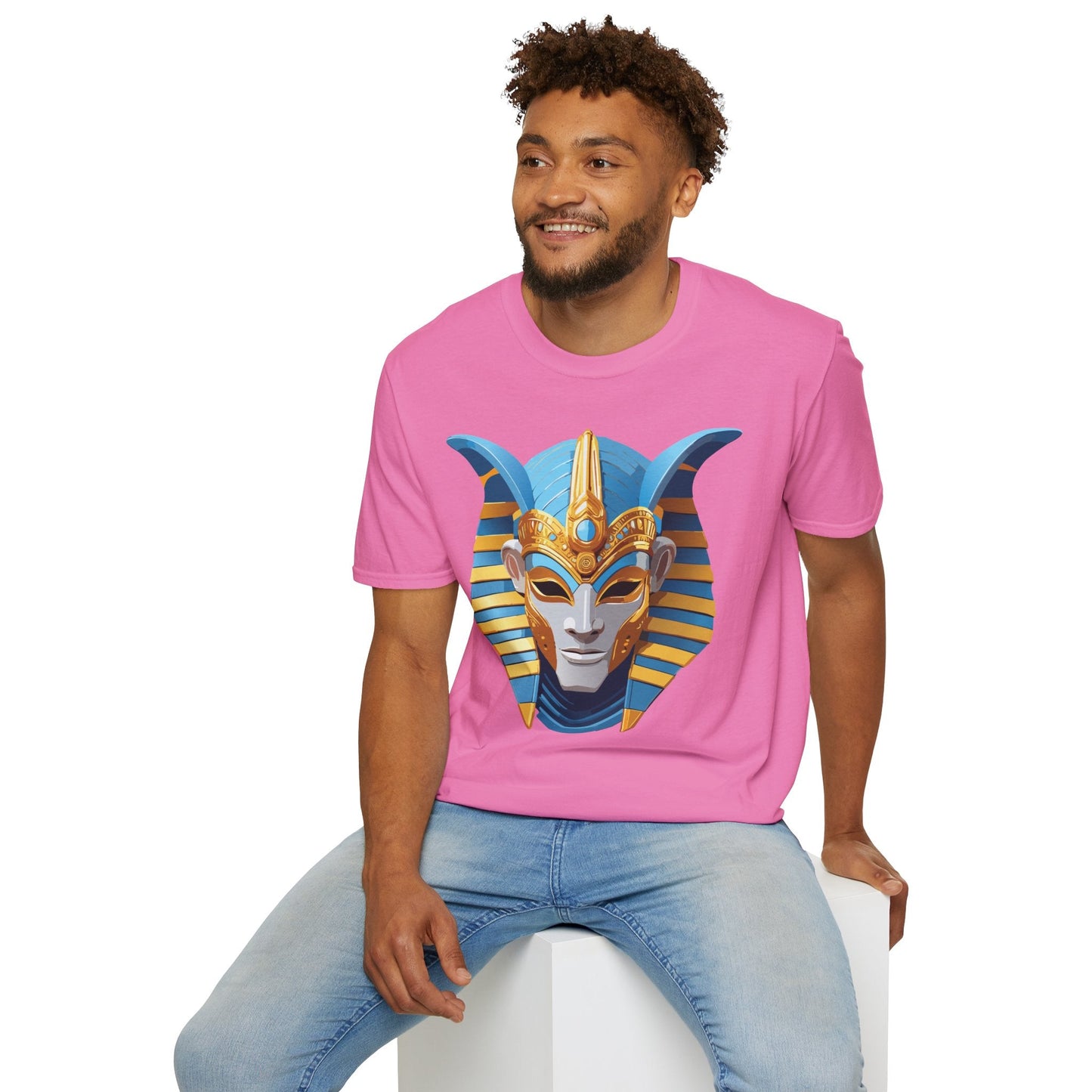 Mask Graphic Unisex Cotton Masquerade Design Artwork Tee 21