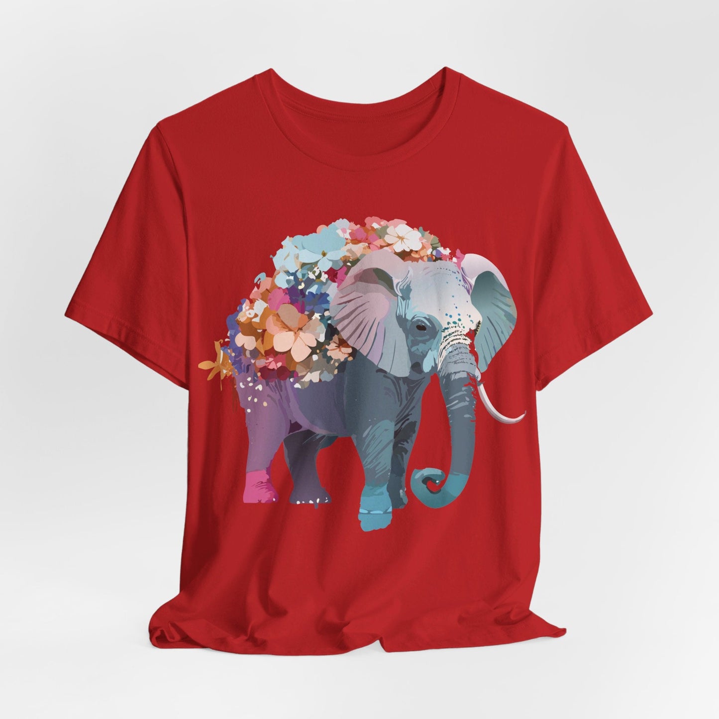Elephant Graphic T Shirt Unisex Vintage Inspired Adelpha Artwork Short Sleeve Tee