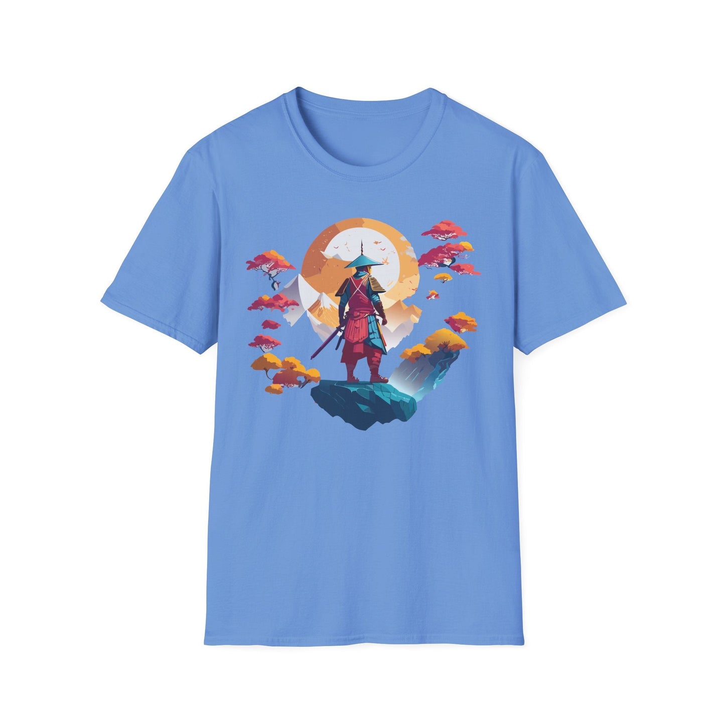 Gildan Softstyle 64000 Samurai T Shirt Unisex Cotton Tee With Samurai Design Relaxed Fit