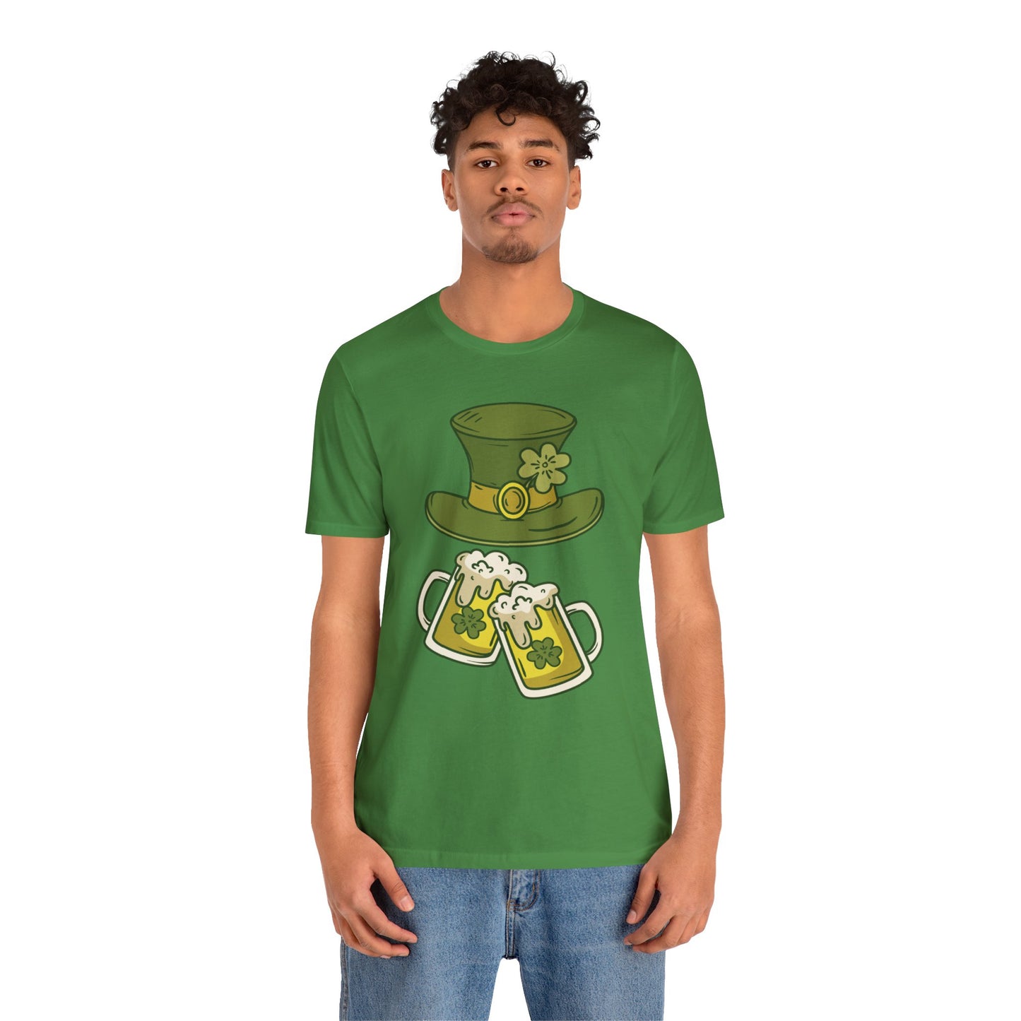 Unisex Cotton Tee Shirt with Lucky Prints