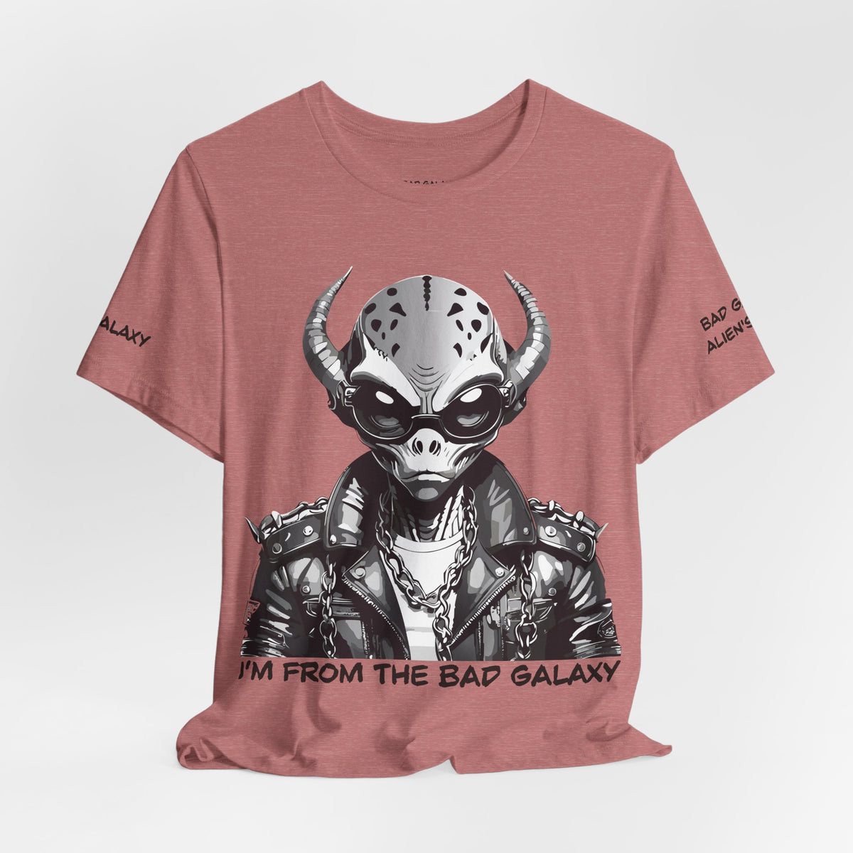 Alien Graphic Unisex Cotton Bella+Canvas Tee with Art Design b67