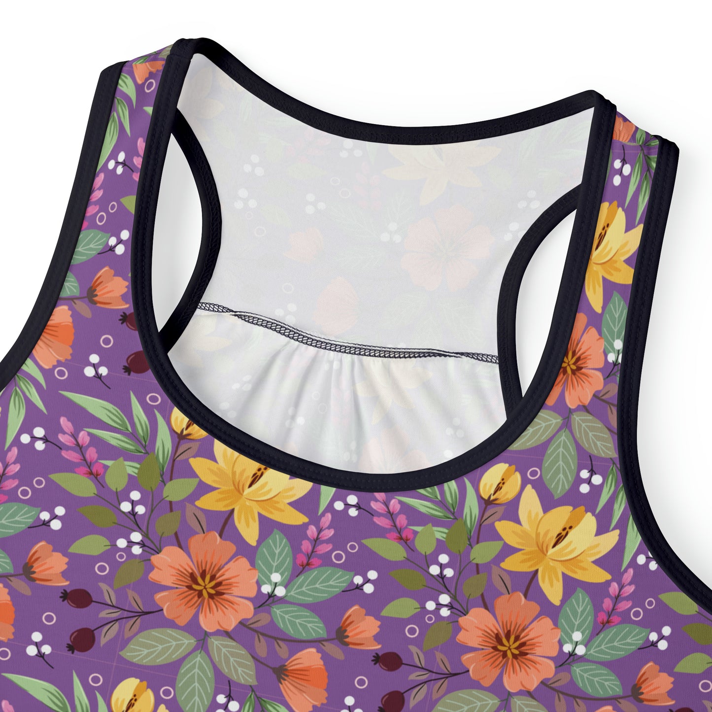 Camiseta de tirantes de verano con estampados florales