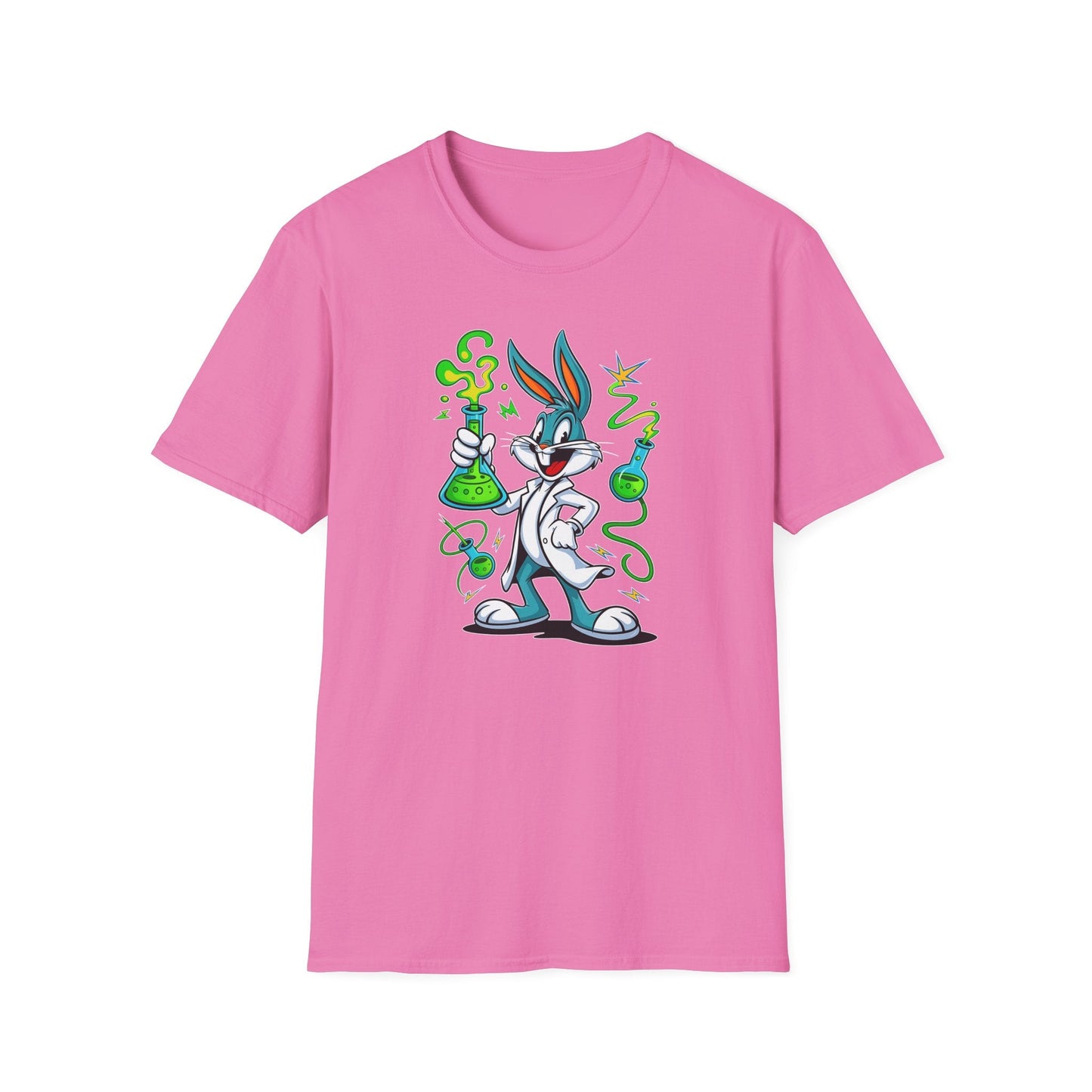 Bugs Bunny T Shirt Cartoon Design Unisex Softstyle 64000 Tee Graphic Shirt Art Design