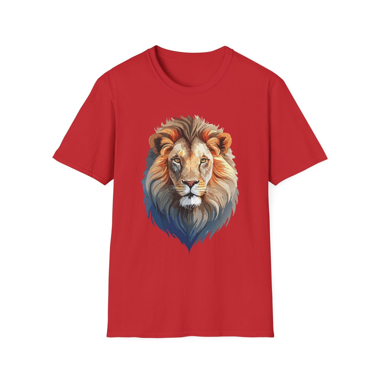Gildan Lion Graphic Short Sleeve Softstyle Tee 100 Percent Cotton