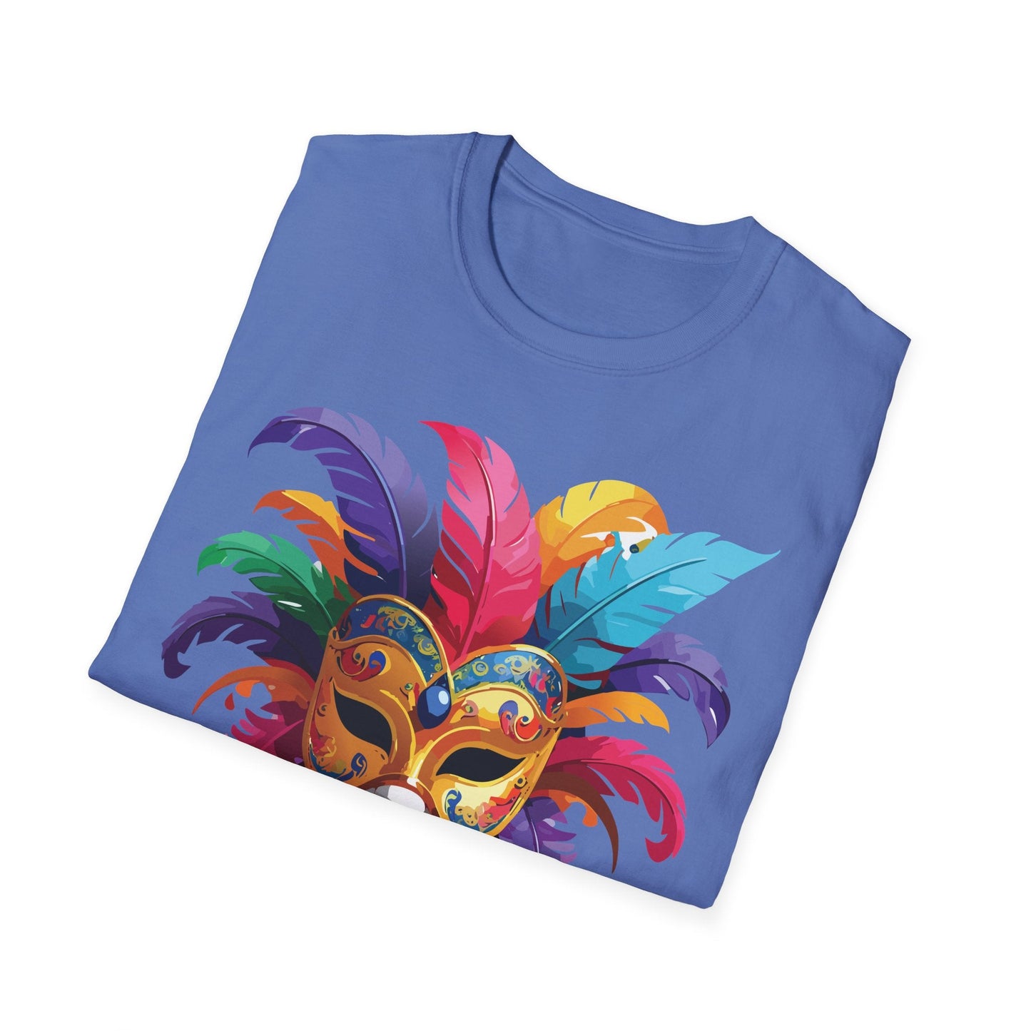 Mask Graphic Unisex Cotton Masquerade Design Artwork Tee 9
