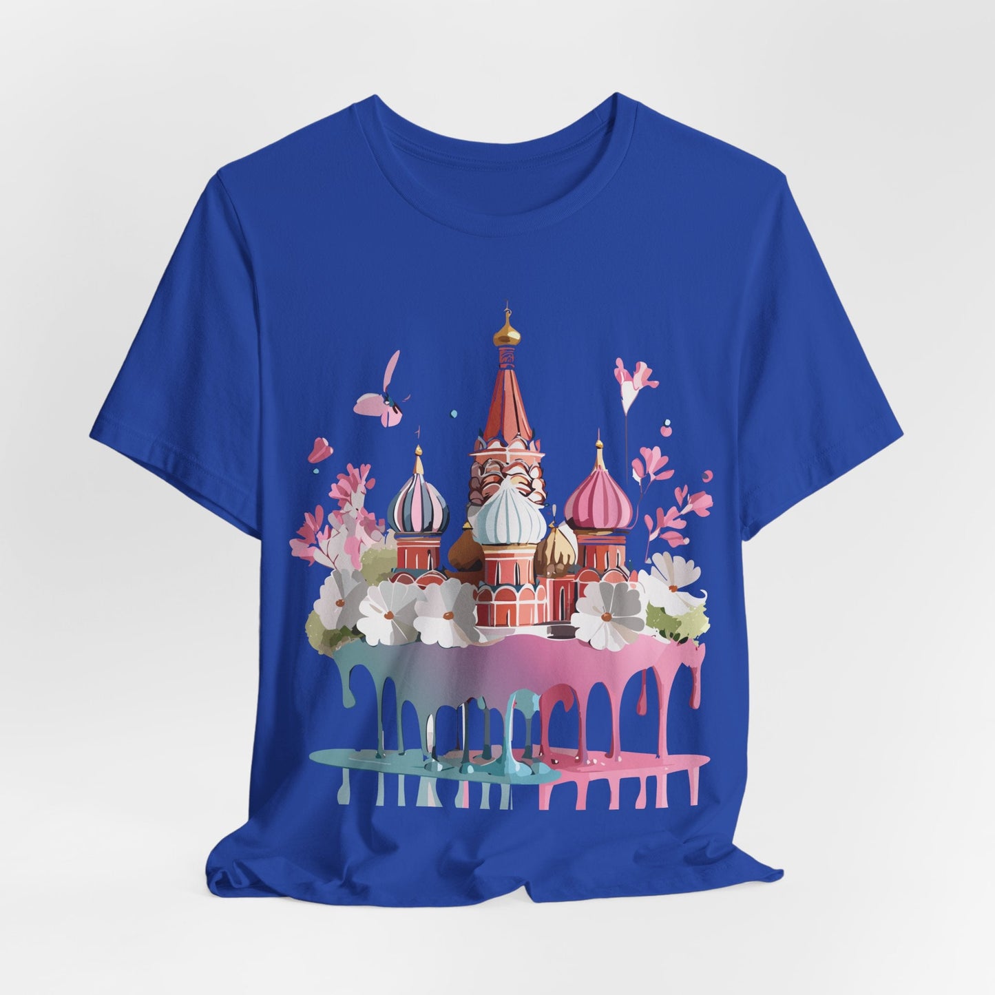 Unisex Moscow Tourist Shirt Graphic Tee By Adelpha Vintage Inspired Art For Everyday Wear