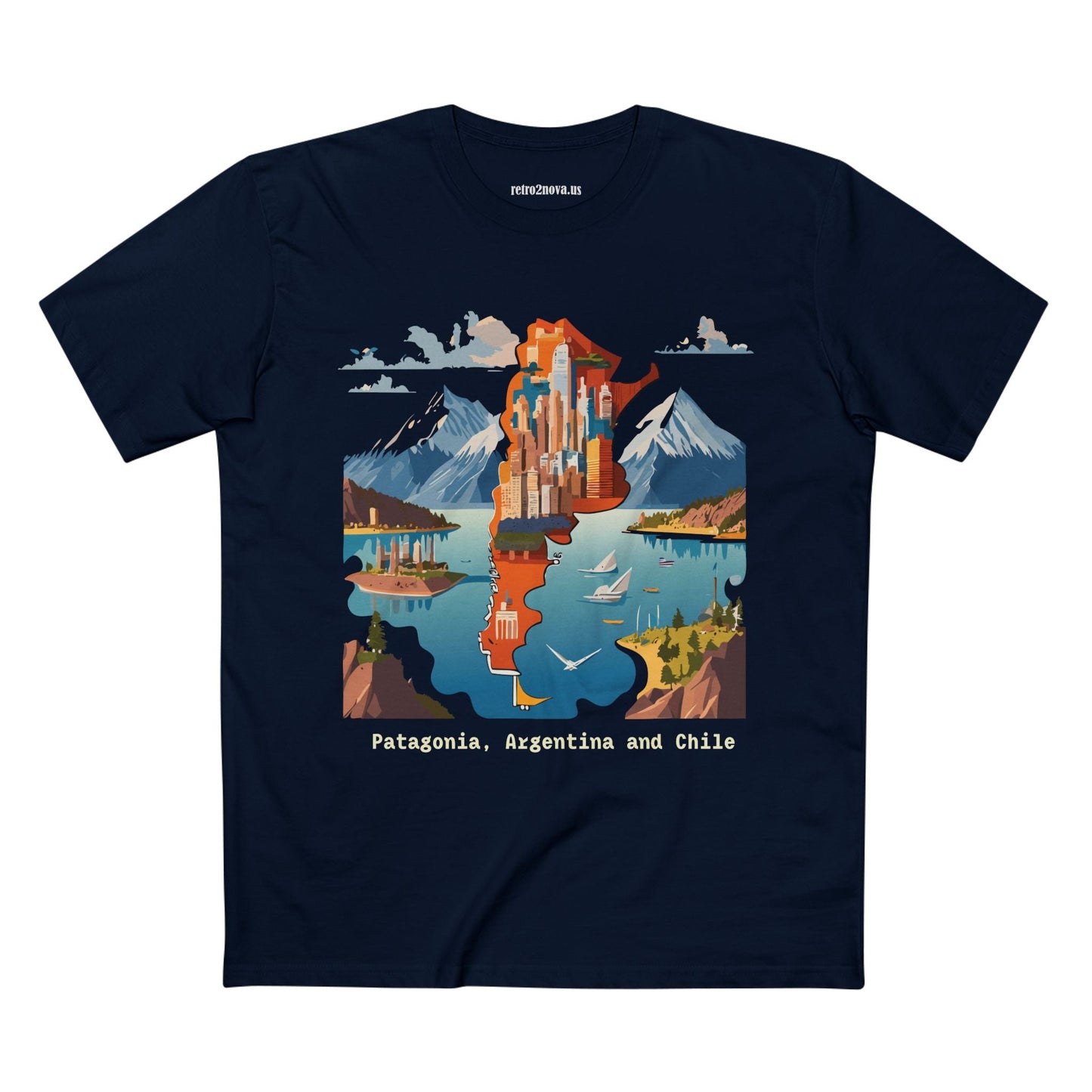 Travel Shirt For Tourists Unisex Premium Cotton Tee With Original Art Design By Retro2Nova