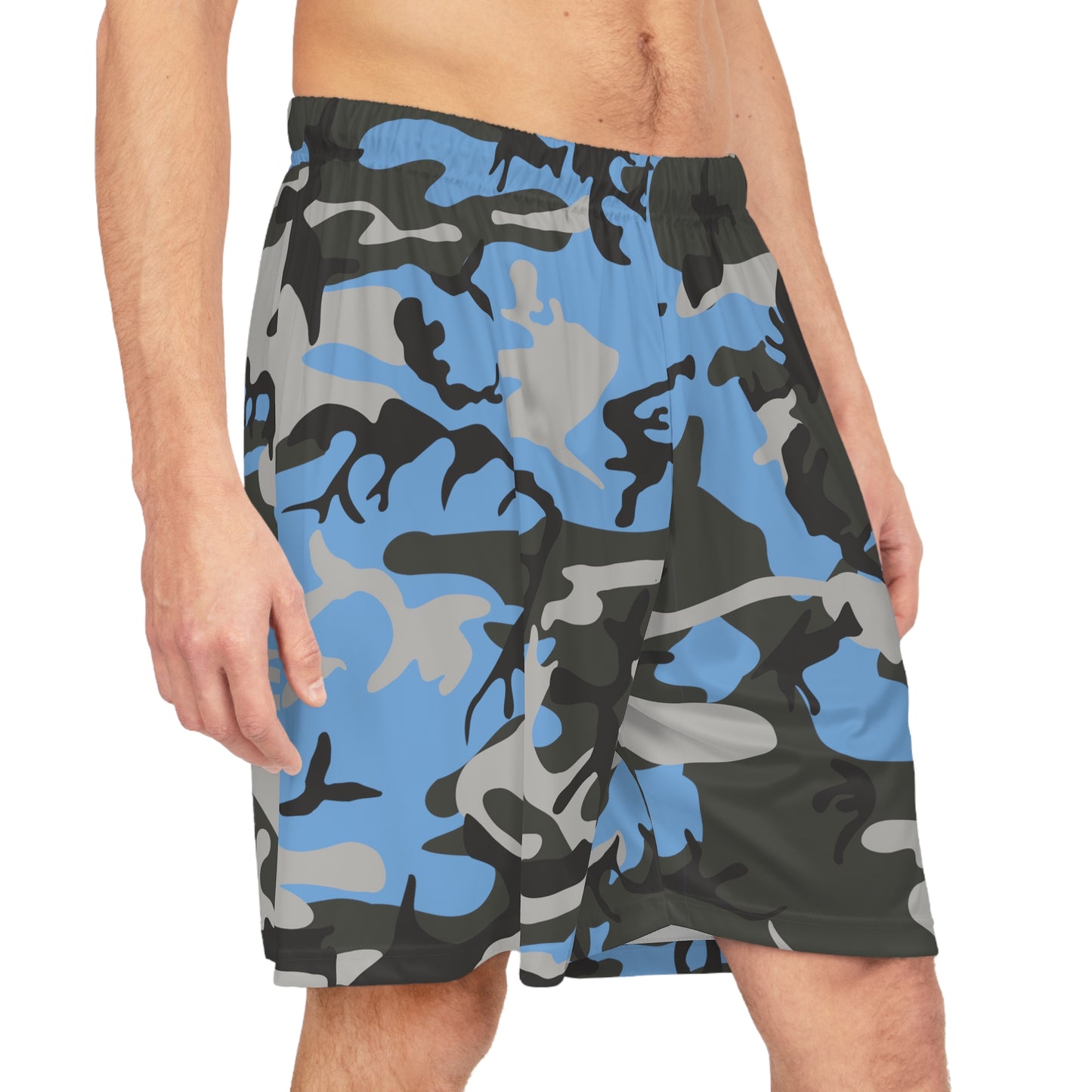 Pantalones cortos de baloncesto de camuflaje para hombre