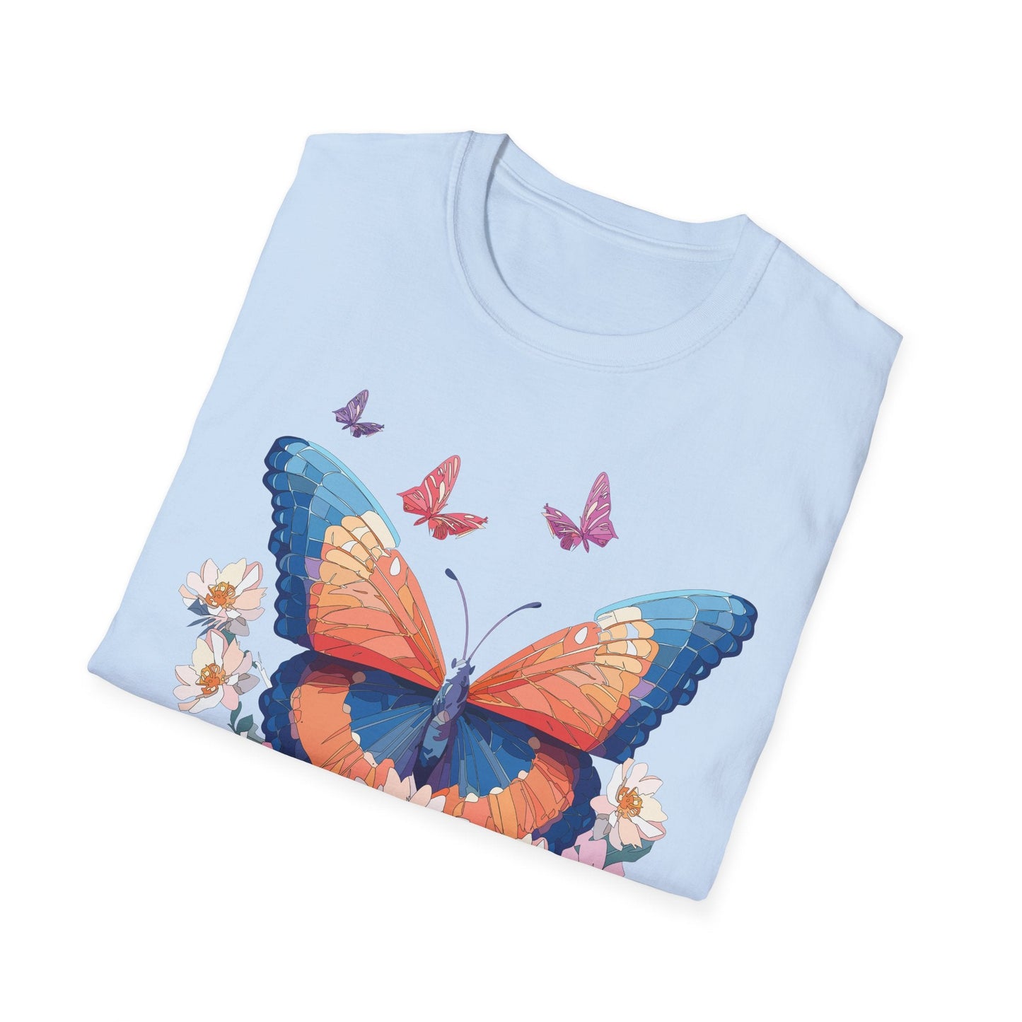 Monarch Butterfly Unisex Softstyle Tee Gildan 64000 Lightweight Breathable 100 Cotton Tee