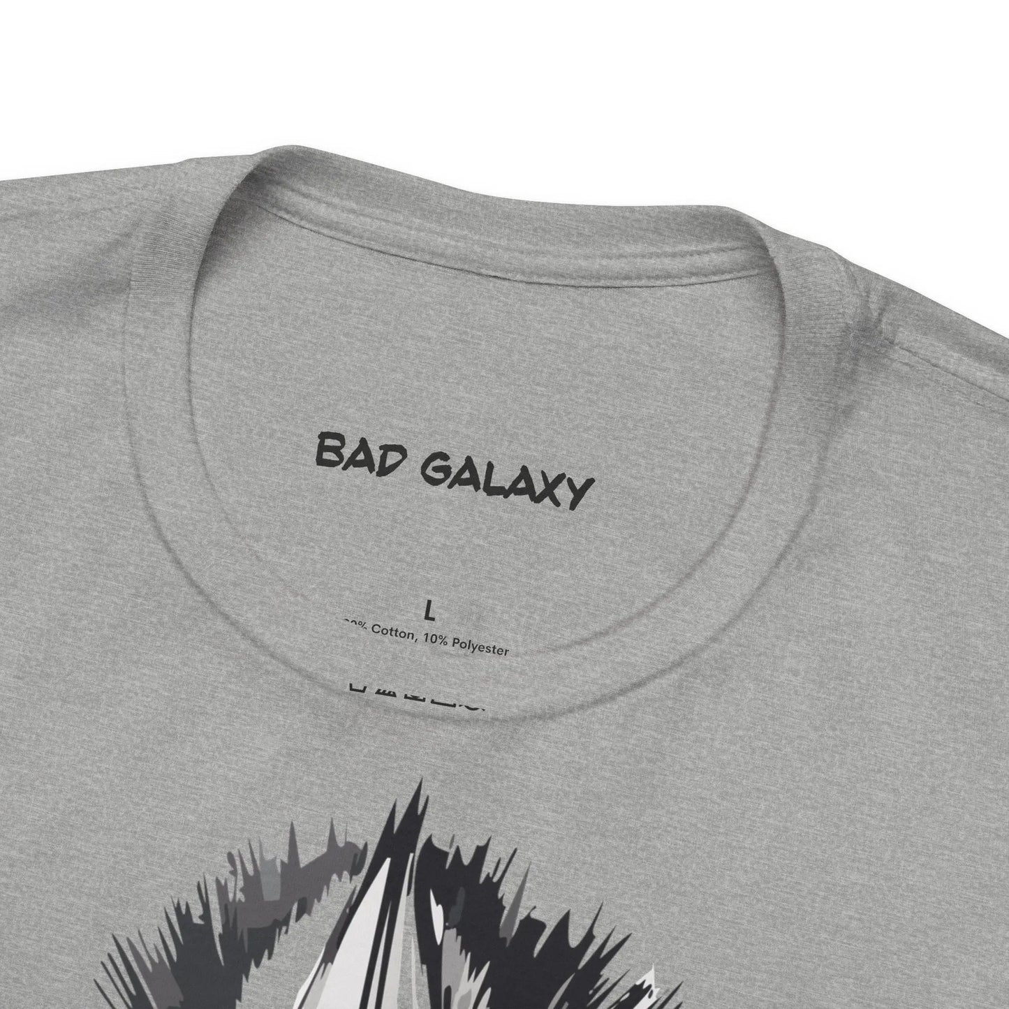 Bad Galaxy Punk Rock Tee Shirt Made In USA With Eco Friendly Ink 100 Percent Cotton