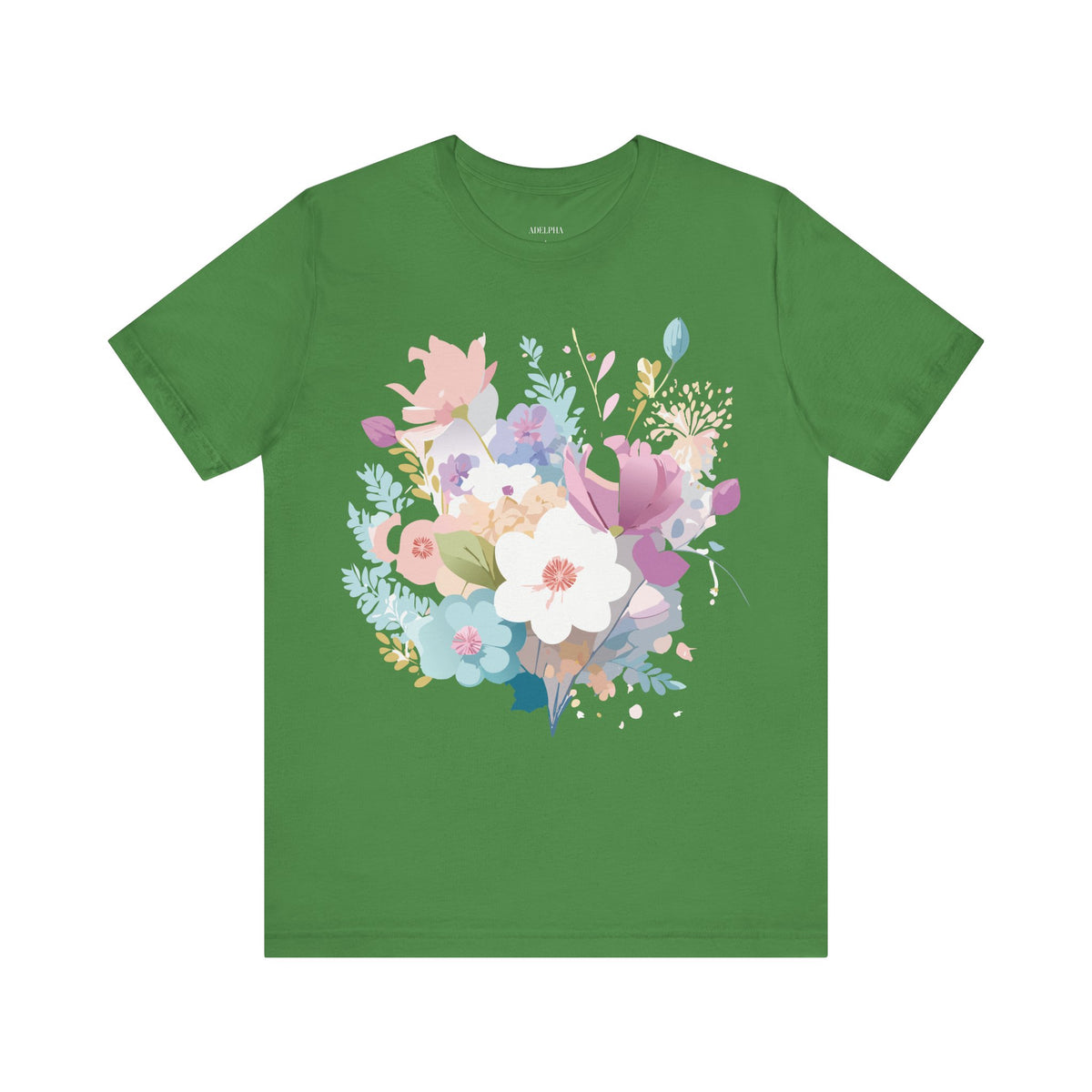 Floral Graphic Tee Shirt - Bella+Canvas Unisex 100 Cotton 47