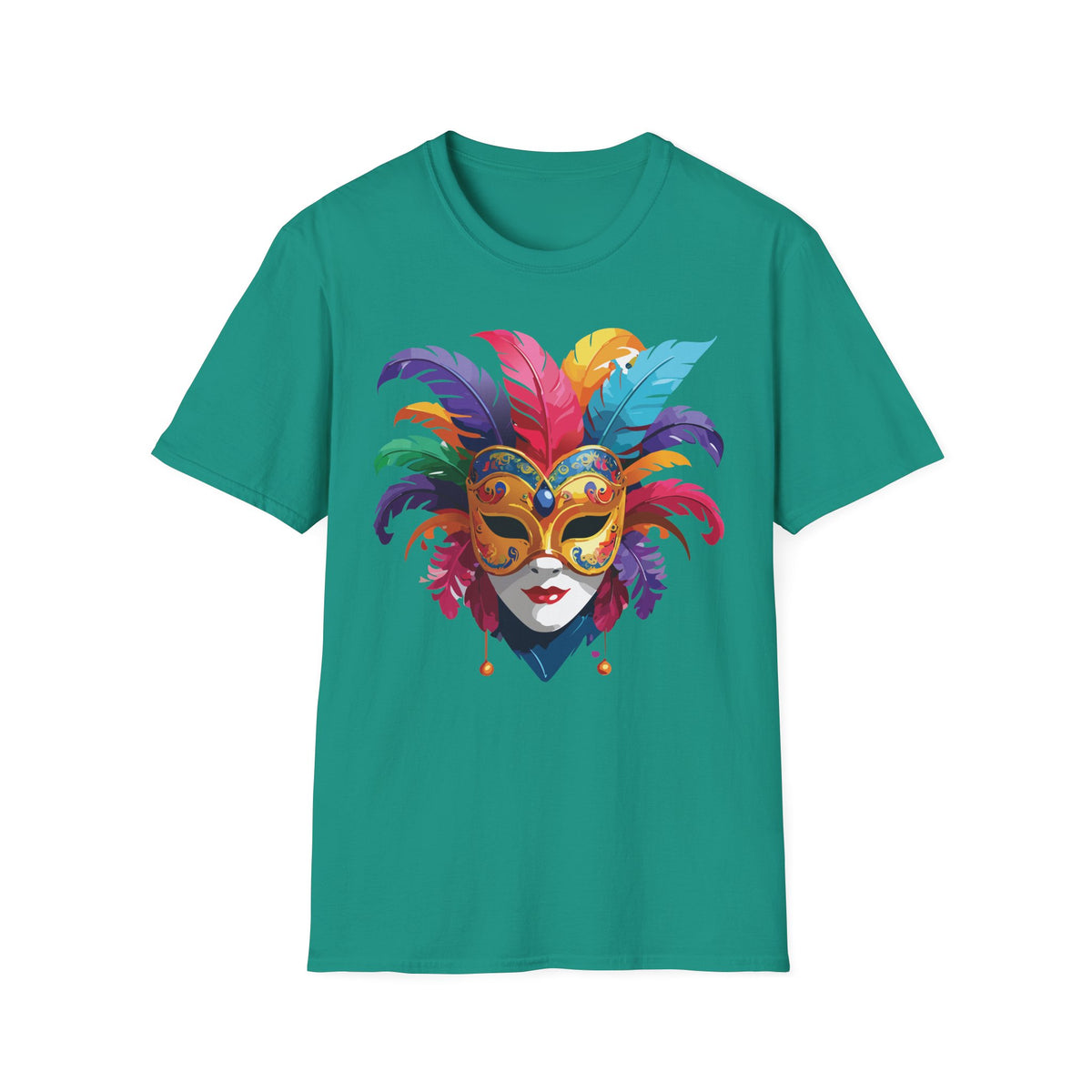 Mask Masquerade Carnival Graphic Tee Gildan Unisex 100 Cotton Tee Shirt m34