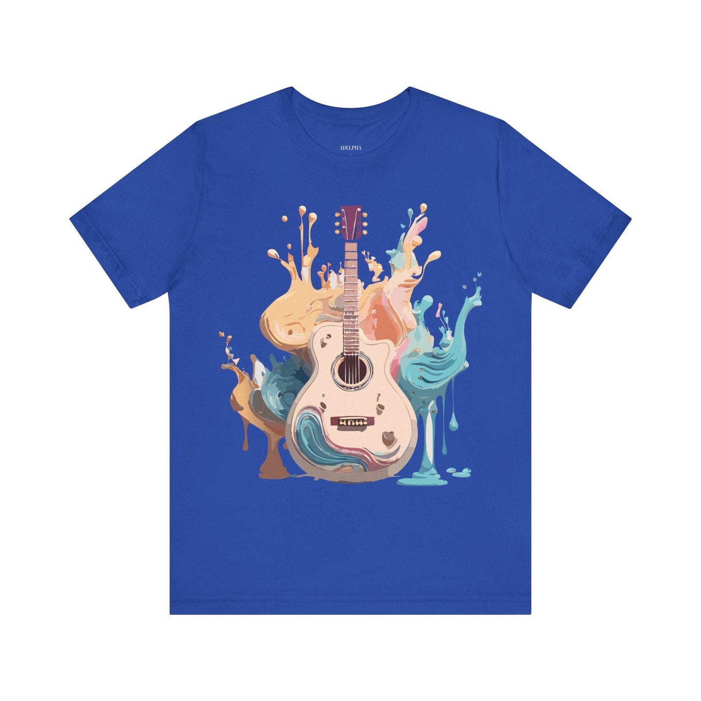 Music Graphic Unisex 100 Cotton Vintage Art with Musical Elements Tee 67