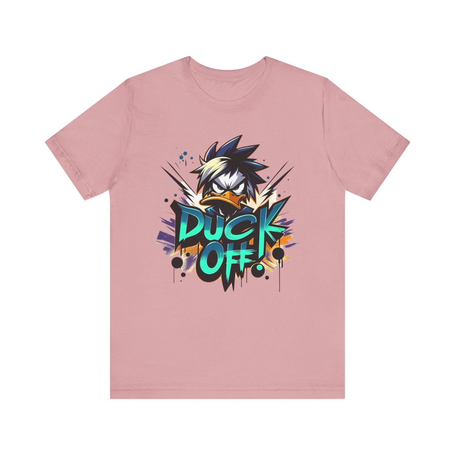 Duck Graphic Tee, Duck Shirt, Funny Bird Tee Shirt, Funny Animal T-Shirt, Cartoon Top, Animal Tees, Art Design T-Shirt
