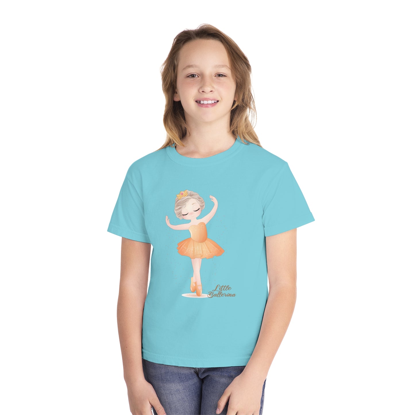 Youth Tee Shirt with Little Ballerina