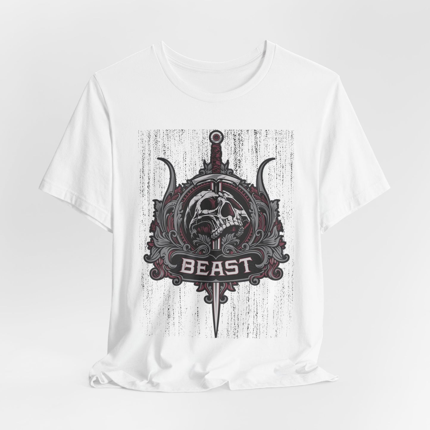 Beast Graphic Tee, Graphic T-Shirt, Artistic Vintage T-Shirt, Vintage Shirt, Skull Tee, Art Design Skull Tees