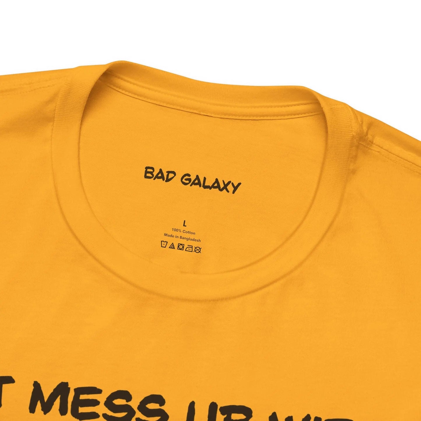 Bad Galaxy Animal T Shirt 100 Percent Cotton Eco Friendly Ink Made in USA Durable Stitching