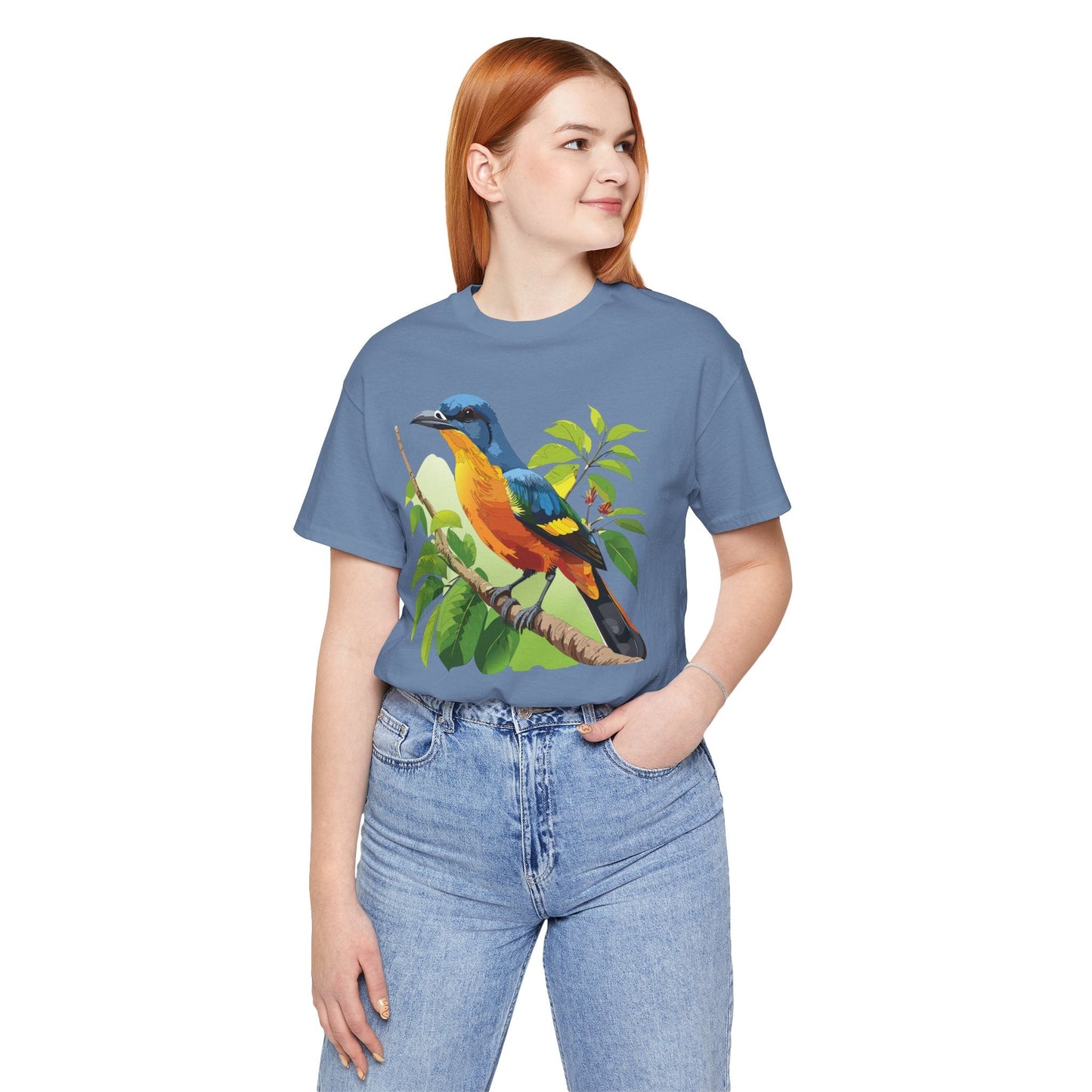 Unisex Animal Design Tee Shirt With Wildlife Graphics For Casual Everyday Wear And Comfort