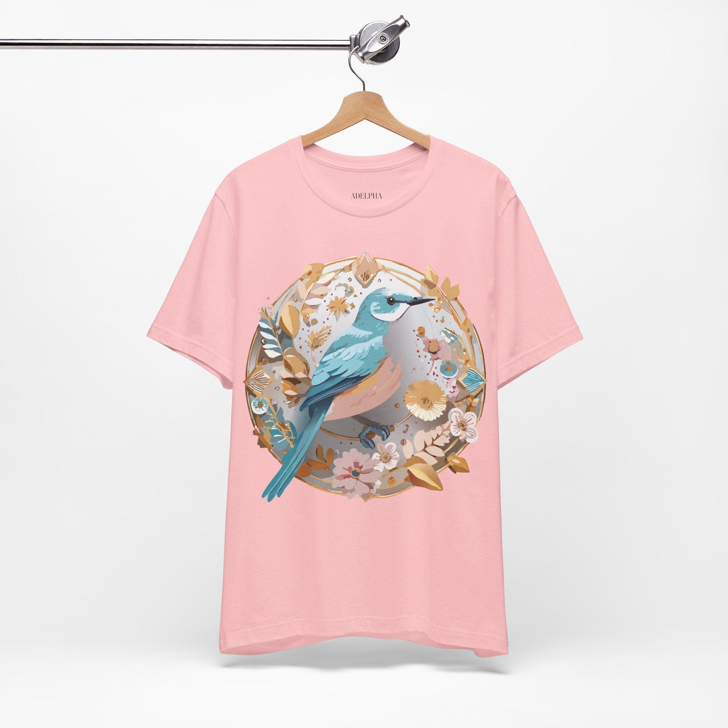 Adelpha Medallion Shirt Unisex Graphic Tee With Vintage Inspired Artwork Short Sleeve Jersey