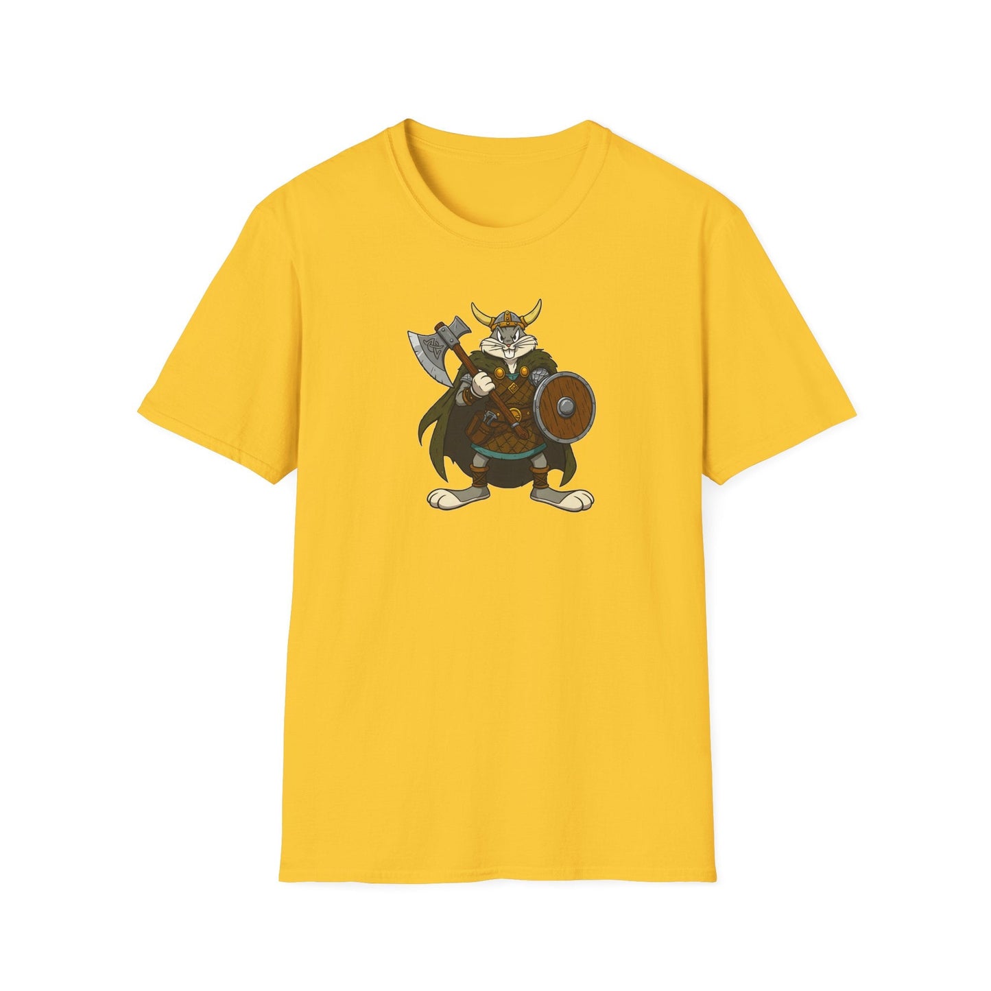 Bugs Bunny T Shirt Cartoon Design Unisex Graphic Tee Gildan Softstyle 64000 Animation Artwork