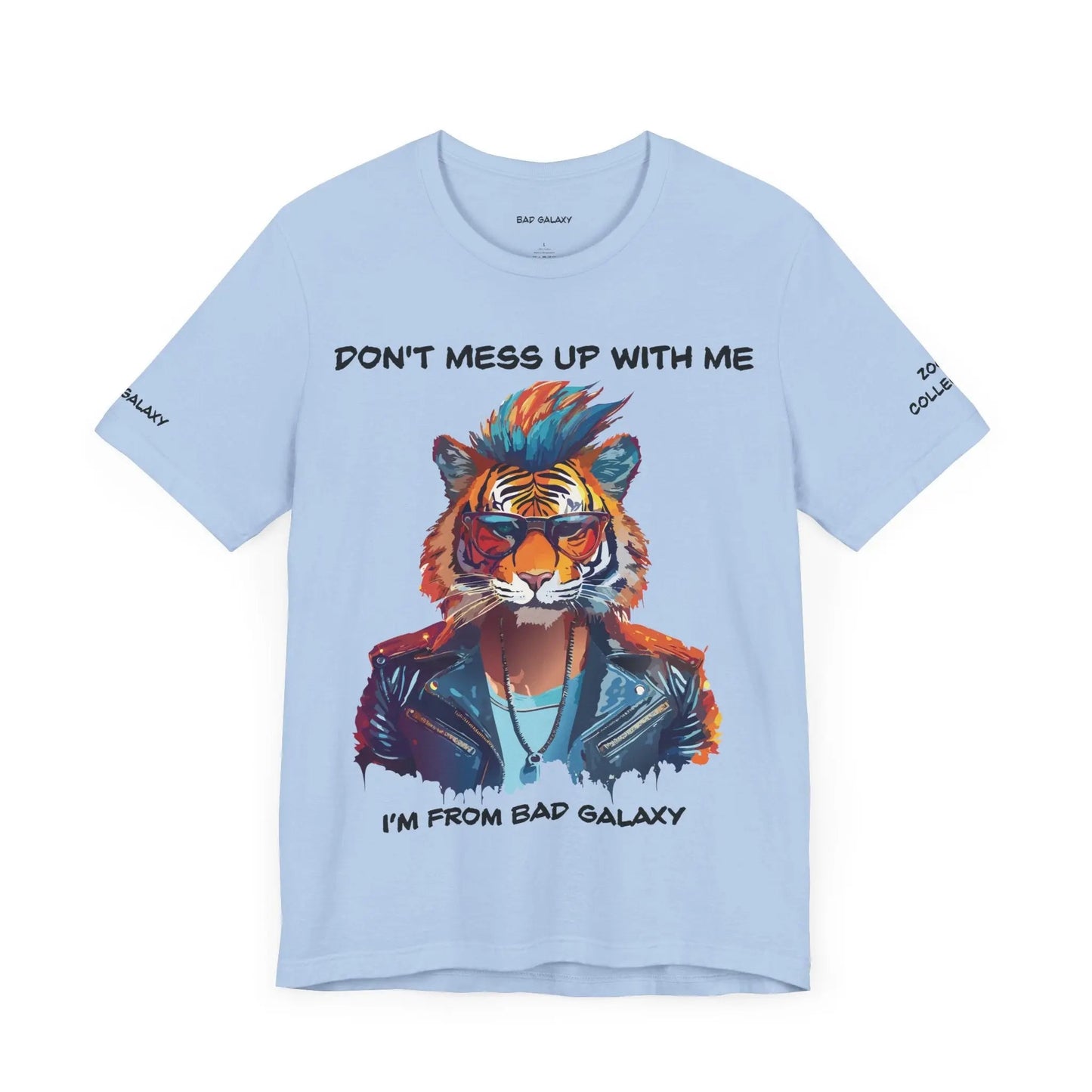 Animal T Shirt Bad Galaxy Made To Order Cotton Tee With Eco Friendly Inks Free Shipping USA