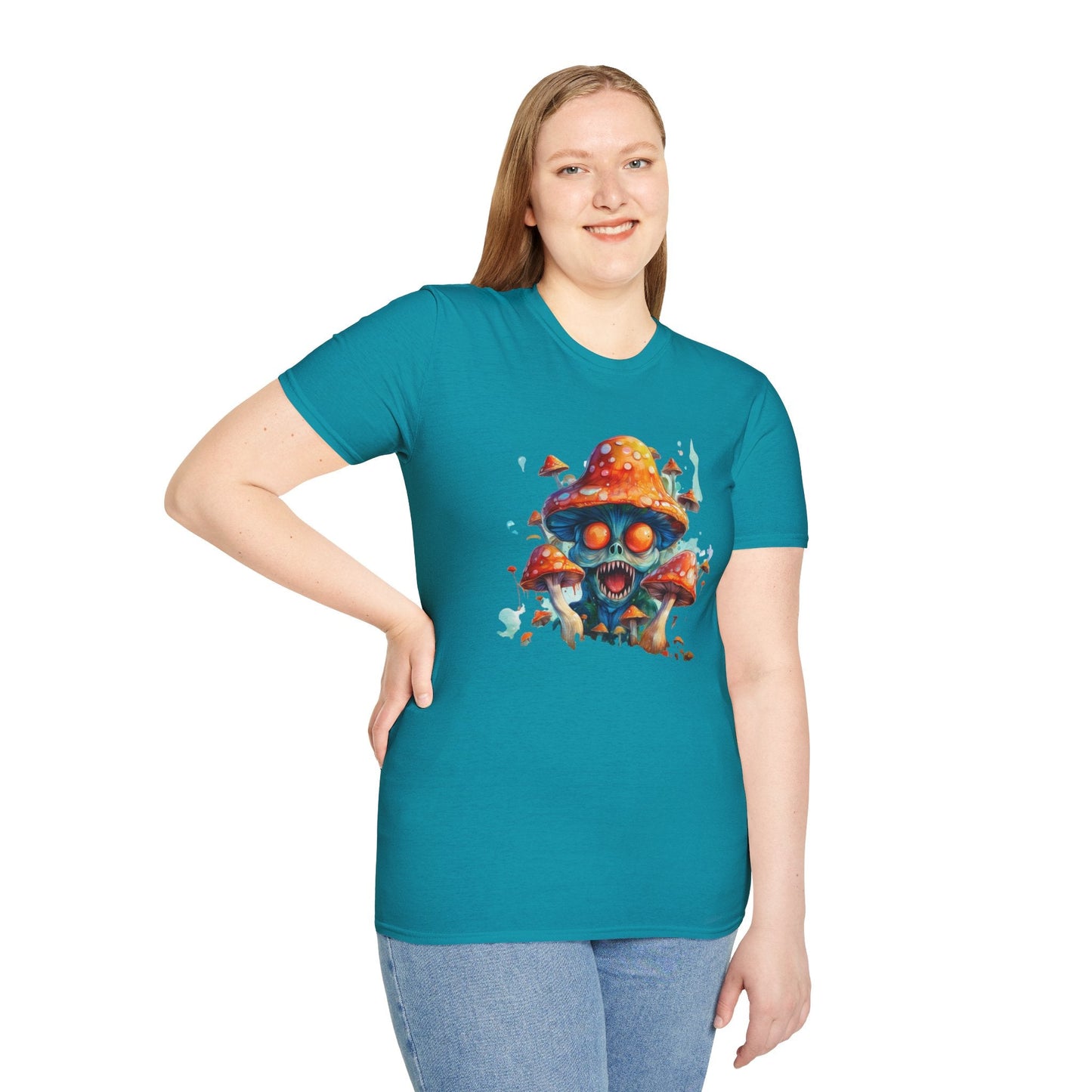 Mashroom Tee Shirt Unisex Softstyle 64000 Graphic Tee Funny Mashroom Design Gift