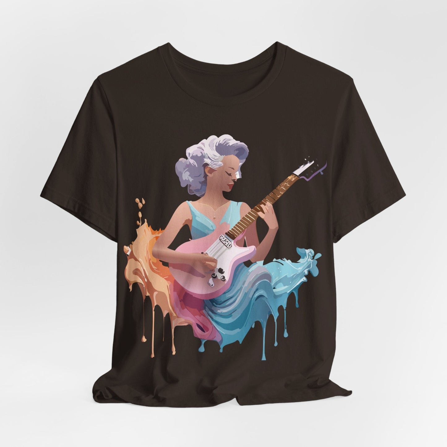 Music Graphic Tee Unisex Jersey Short Sleeve Adelpha Art Design Vintage Inspired Artwork