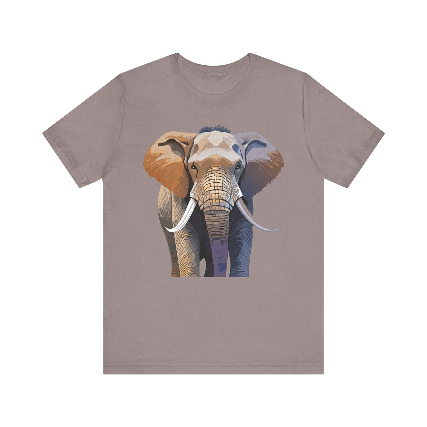 Unisex Animal Art Design Tee Shirt With Wildlife Animals Short Sleeve Everyday Comfort