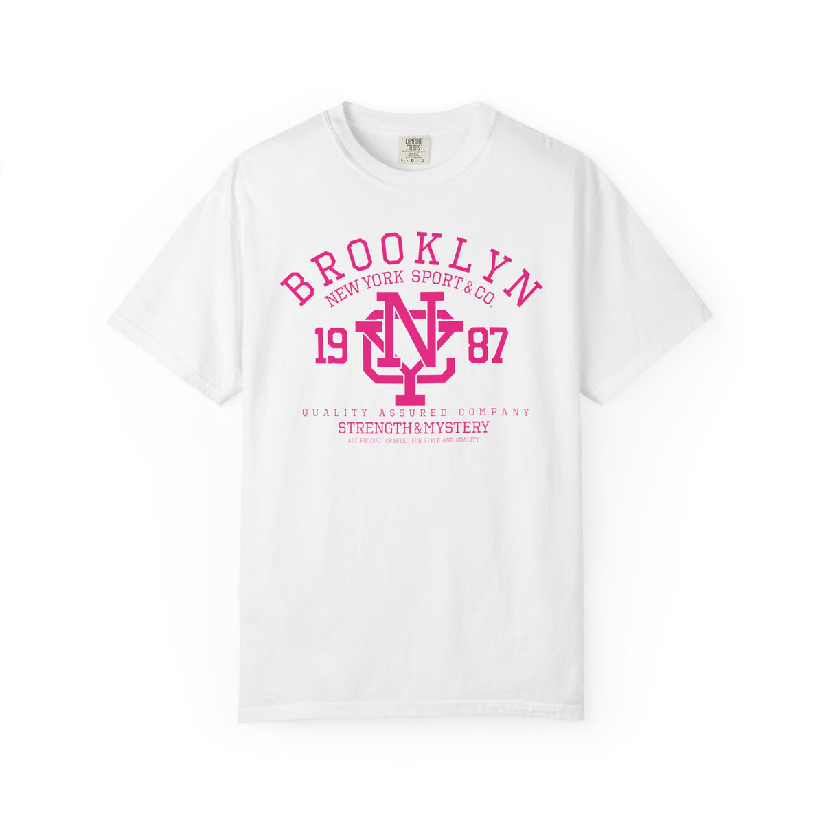 Brooklyn 1987 Athletic Logo Unisex Comfort Colors Garment-Dyed Heavyweight 100 Cotton Art Design T-Shirt w11