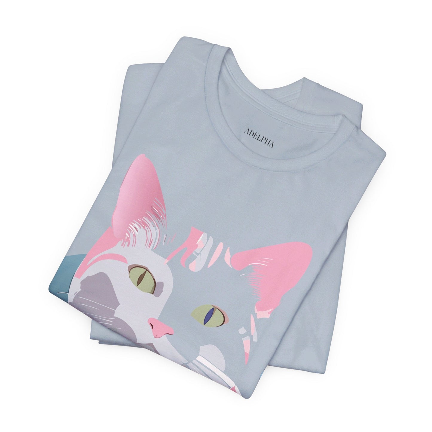Adelpha Cat Graphic Tee Unisex Short Sleeve Shirt Vintage Inspired Artwork