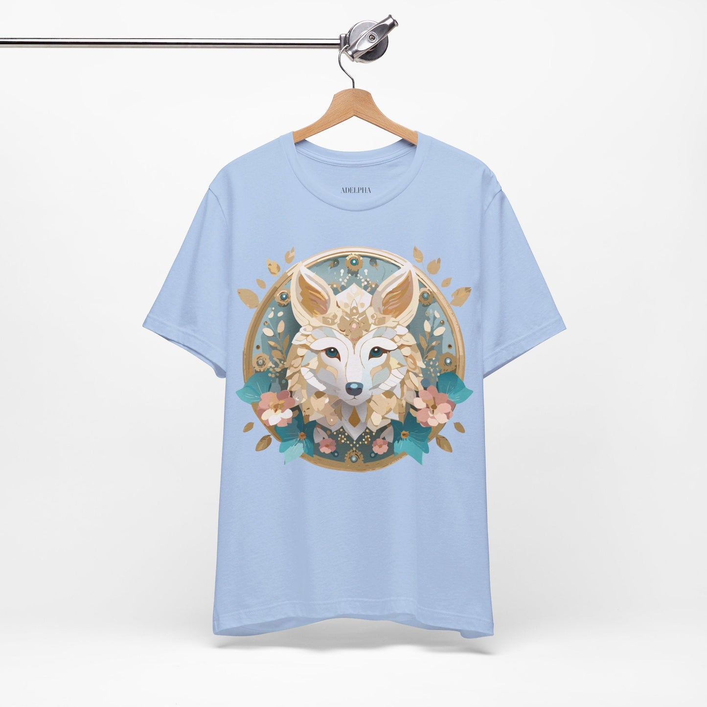 Adelpha Medallion Graphic Tee Unisex Short Sleeve Jersey Shirt With Vintage Artwork