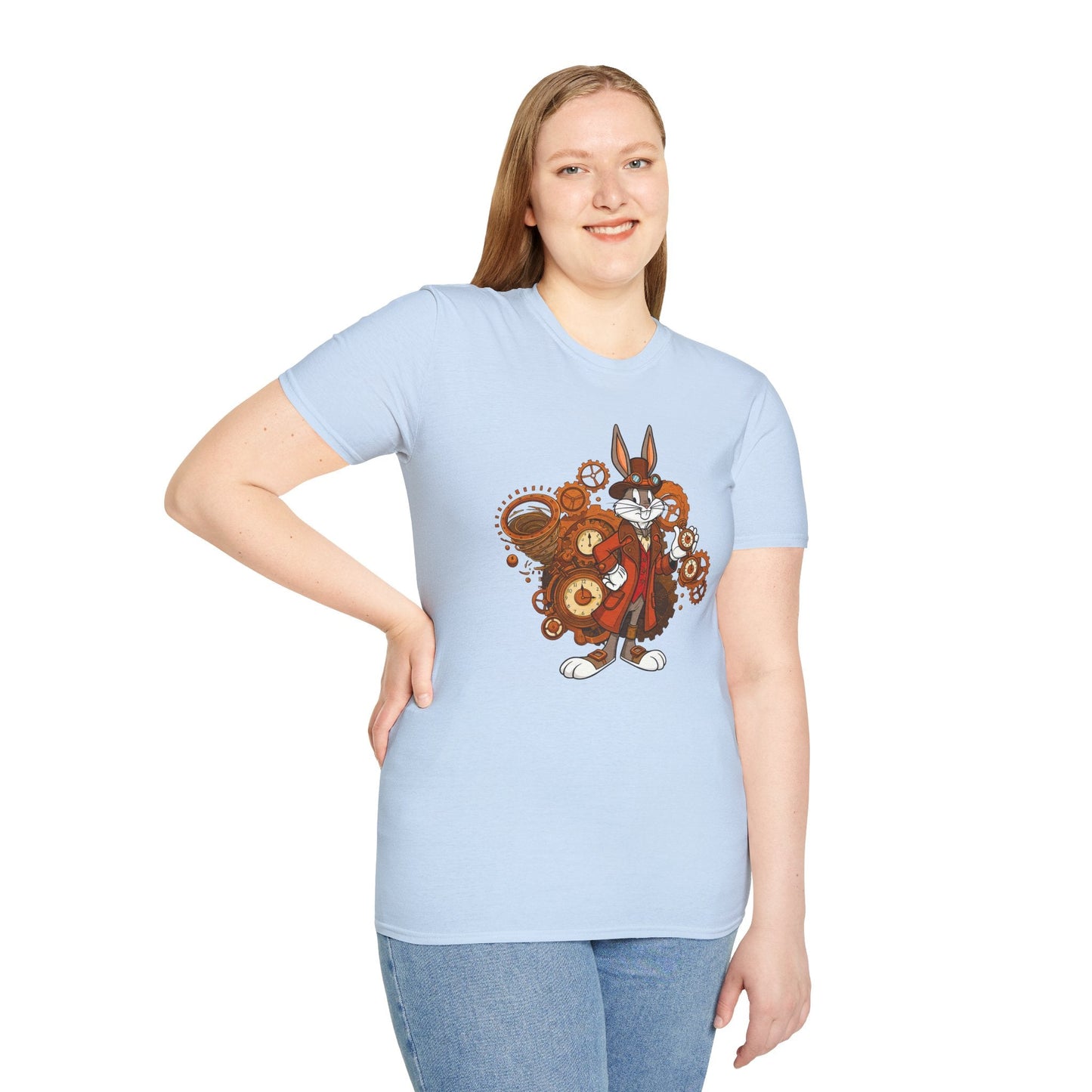 Bugs Bunny T Shirt Cartoon Tee Unisex Softstyle 100 Percent Cotton Gildan 64000 Tee
