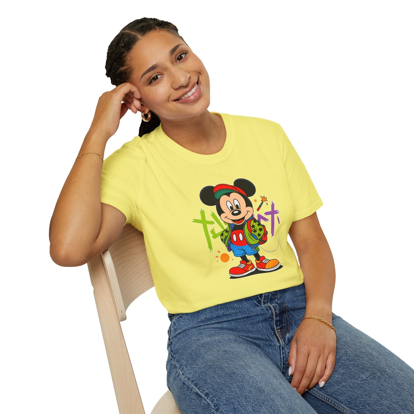 Unisex Cartoon T Shirt With Animation Artwork Funny Animals Tee For Casual Wear Everyday