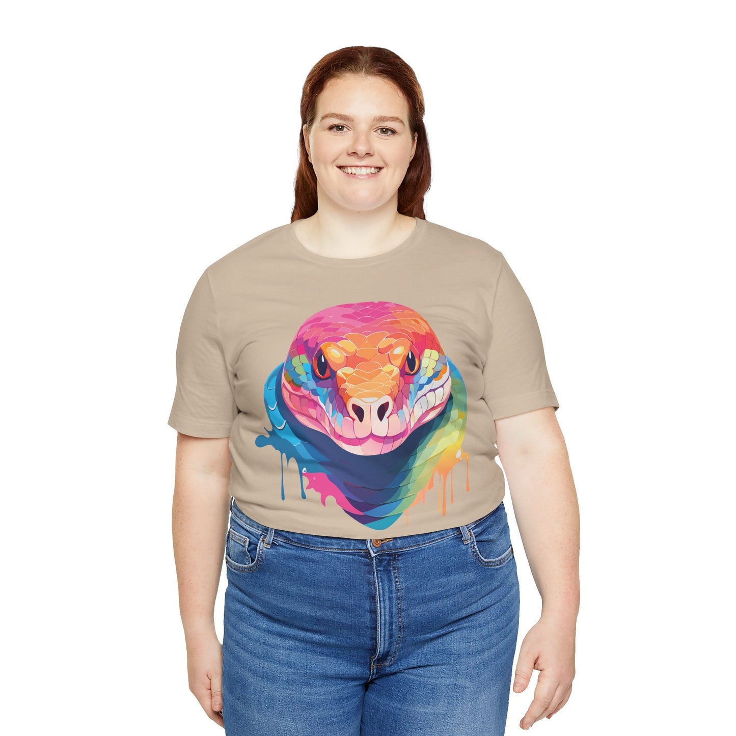 Unisex Animal Shirt With Art Design Wild Animals Graphic Print Casual Short Sleeve Tee