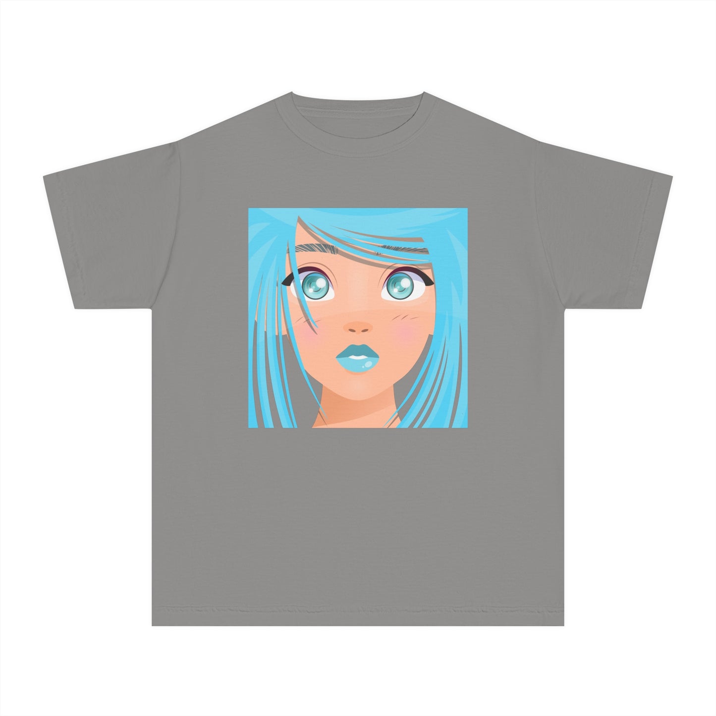 Youth Tee Shirt with Girl face