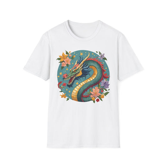Dragon Graphic Unisex 100 Cotton Tee with Animal Artwork Design 11