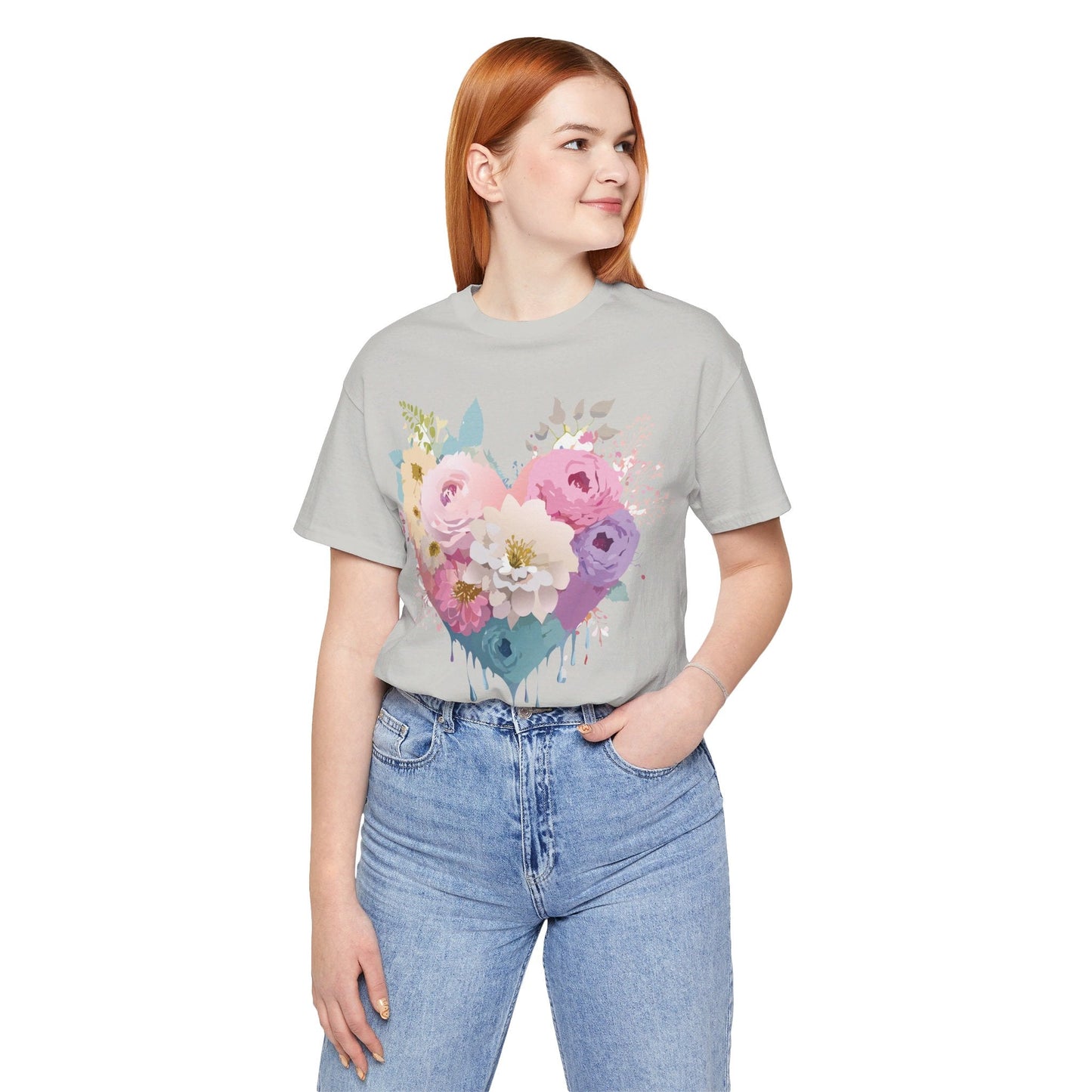 Valentine Graphic Tee Unisex Short Sleeve Shirt With Adelpha Vintage Artwork Design