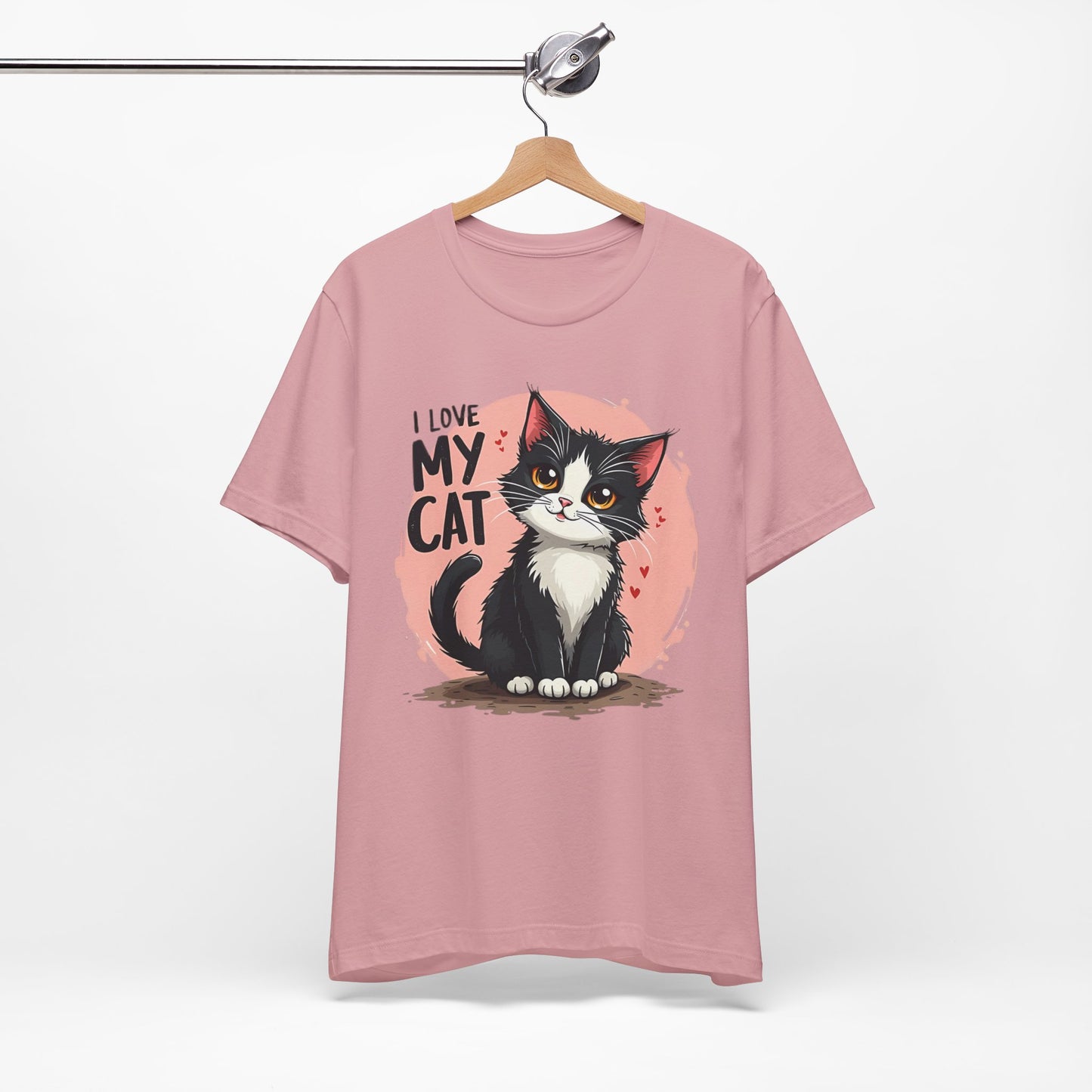 I Love My Cat Shirt, Cat Tee Shirt, Funny Kitty T-Shirt, Kitty Top, Animal Tees, Funny Animal T-Shirt, Graphic Tee