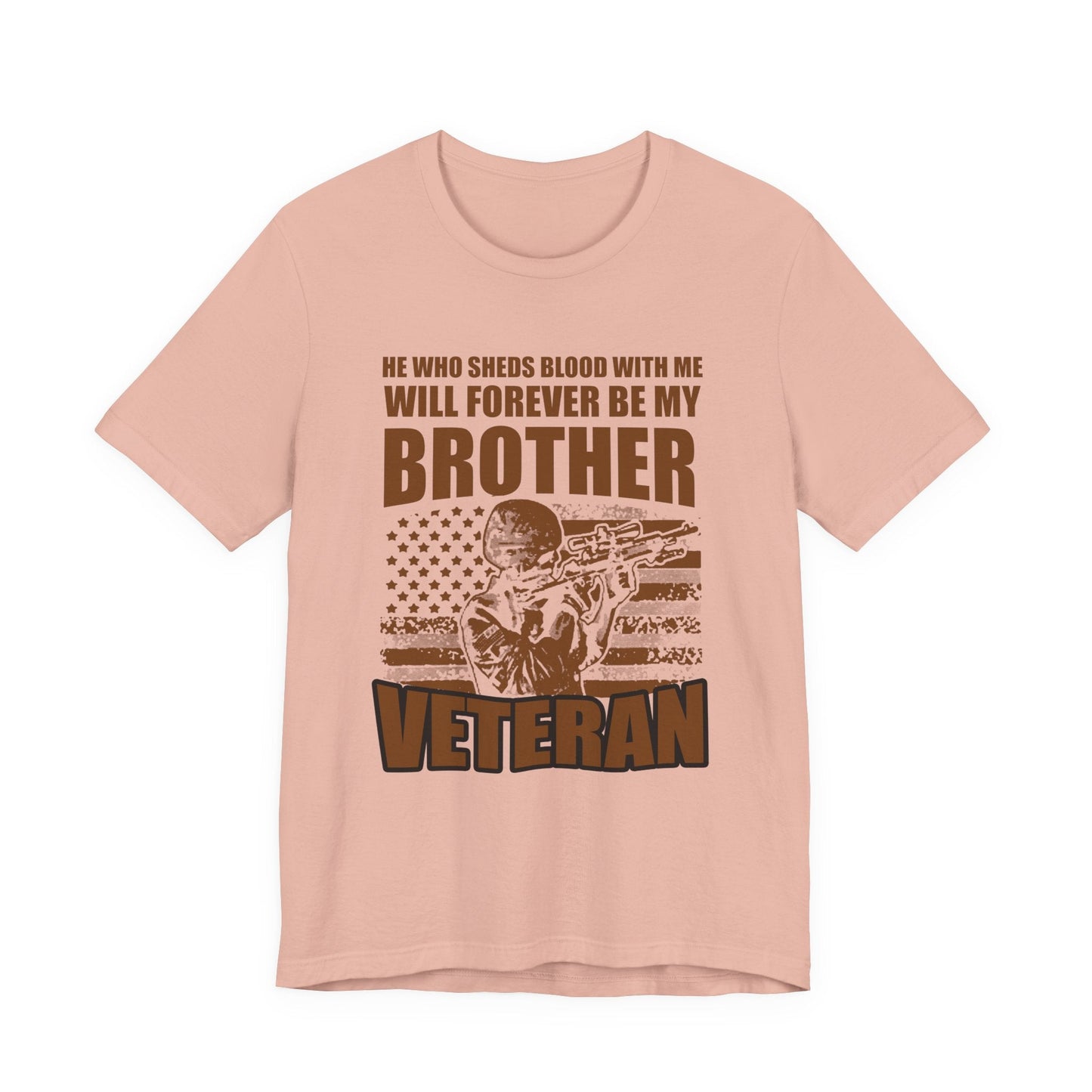 Army Veteran Patriotic Graphic Design Unisex Cotton T-Shirt v47