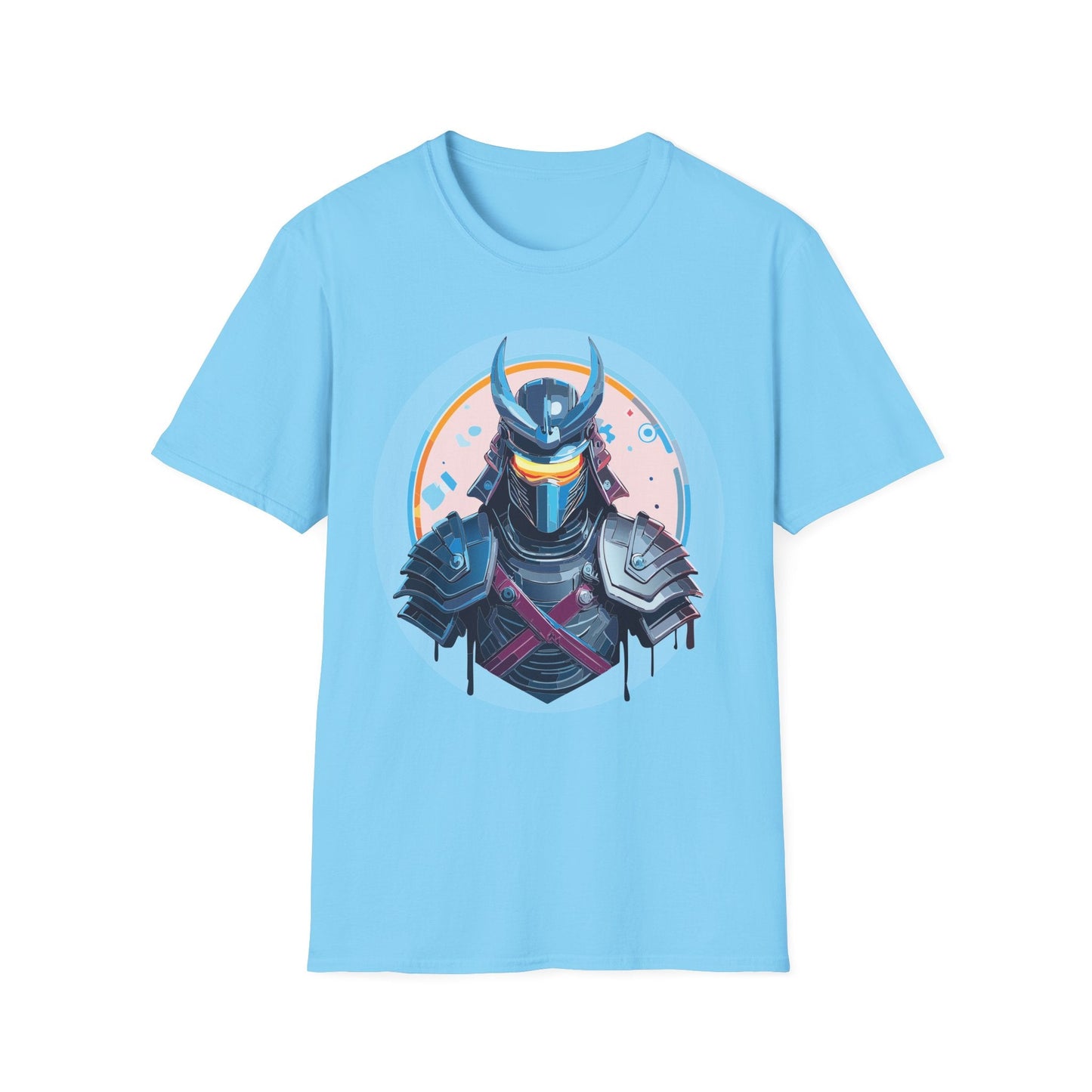 Samurai T Shirt Unisex Softstyle 64000 Tee Lightweight Comfortable 100 Percent Ring Spun Cotton