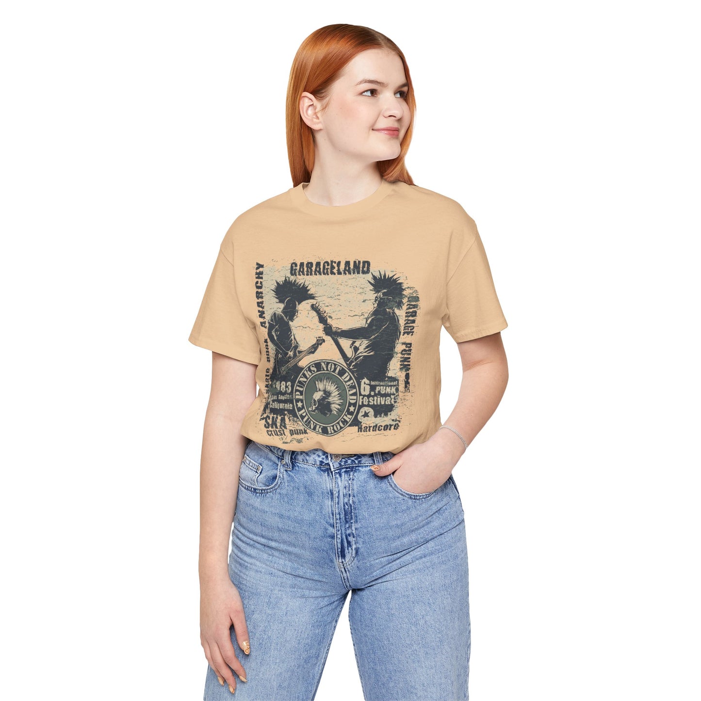 Punk Rock Graphic Tee, Retro Graphic T-Shirt, Artistic Vintage T-Shirt, Vintage Shirt, Retro Tee, Art Design Music Tees