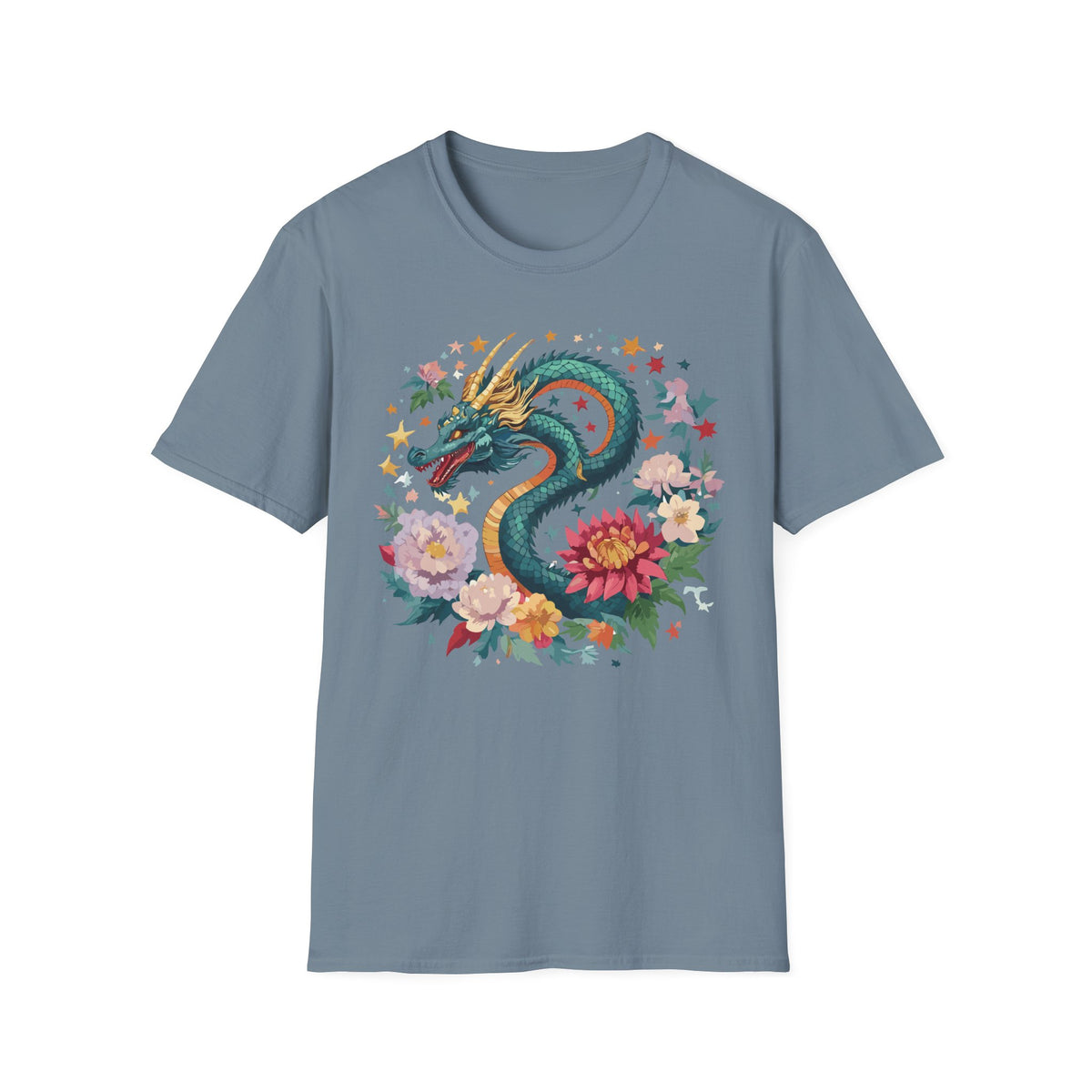 Dragon Graphic Tee Gildan Unisex 100 Cotton Tee Shirt with Animal a39