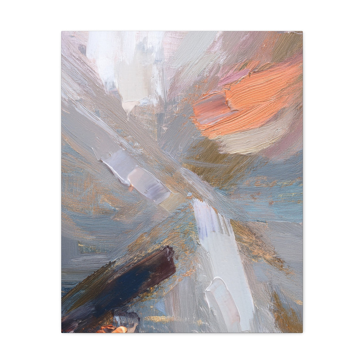 Abstract Pastel Painting Print Canvas 20x24,20x30,24x30 24x32,24x36,30x40 32x48,36x48,40x60 Pine-Wood Inner Frame ABS-89