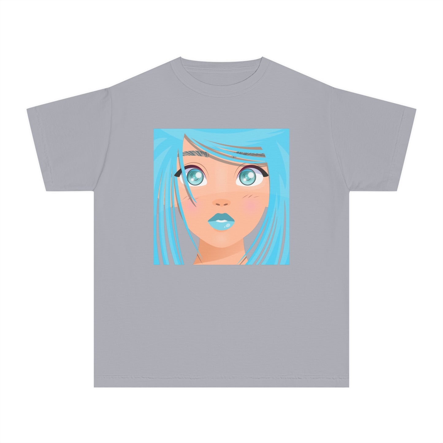 Youth Tee Shirt with Girl face