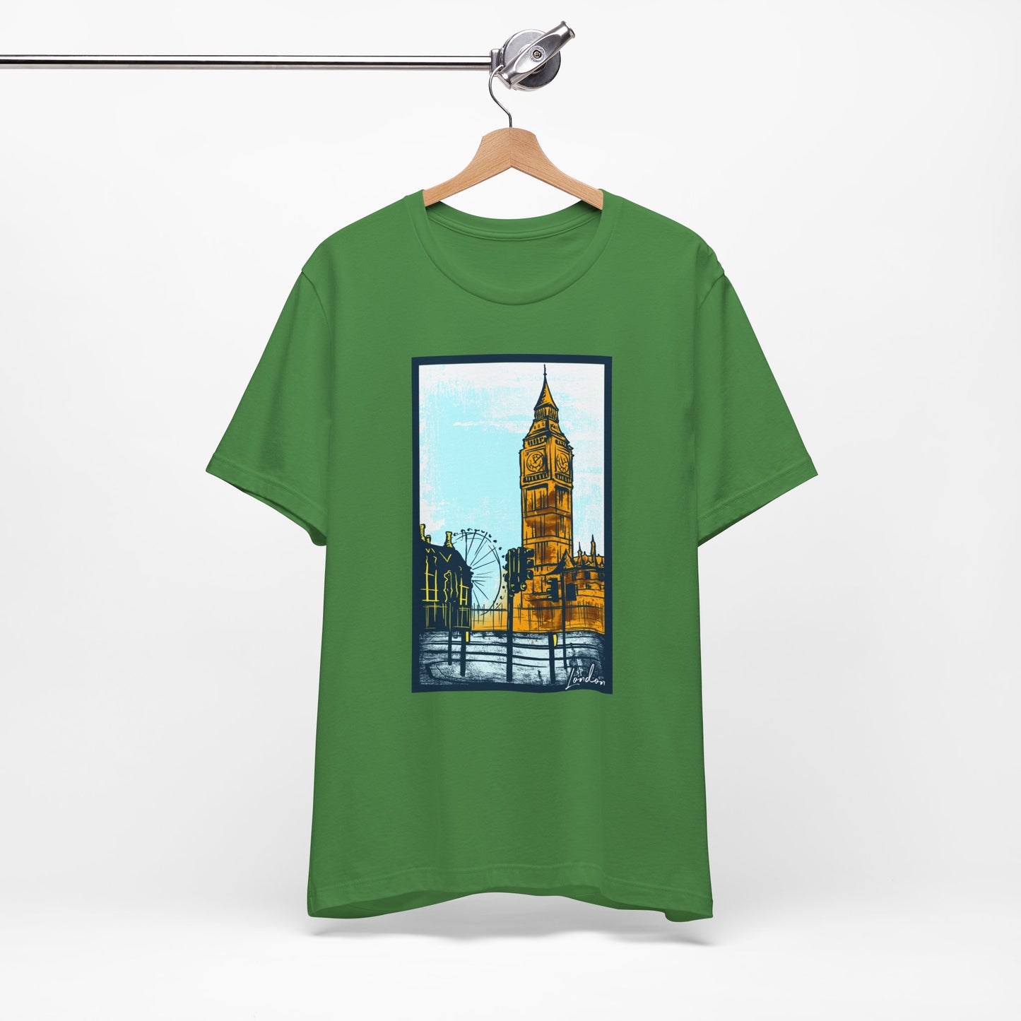 Retro Poster London Graphic Design Tee, London Shirt, Vintage Tees, Art Design T-Shirt, Graphic Tee, Retro Art Shirts