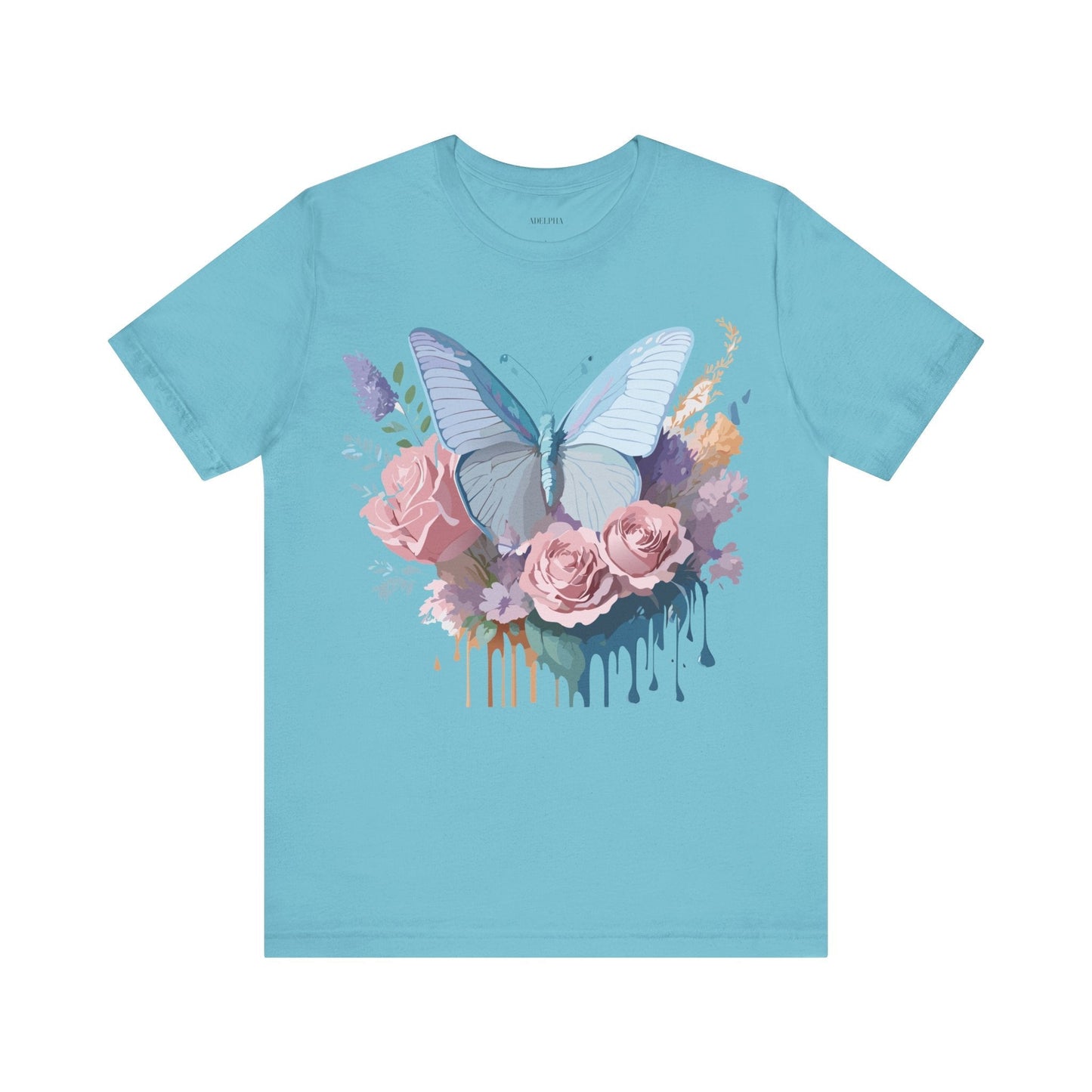Butterfly Graphic Tee Unisex Jersey Shirt Adelpha Vintage Art Design