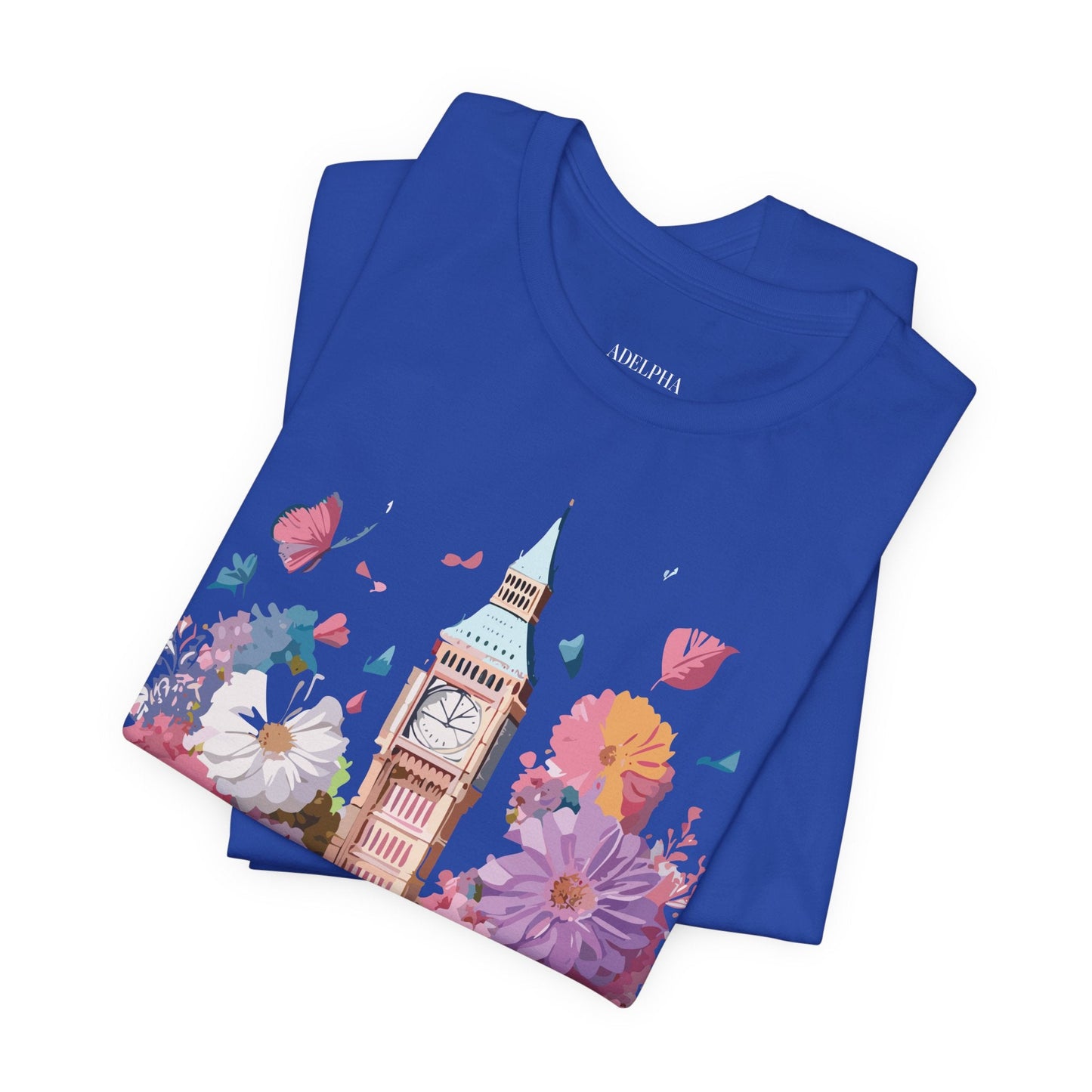 London Tourist Unisex Graphic Tee Vintage Inspired Art Jersey Short Sleeve