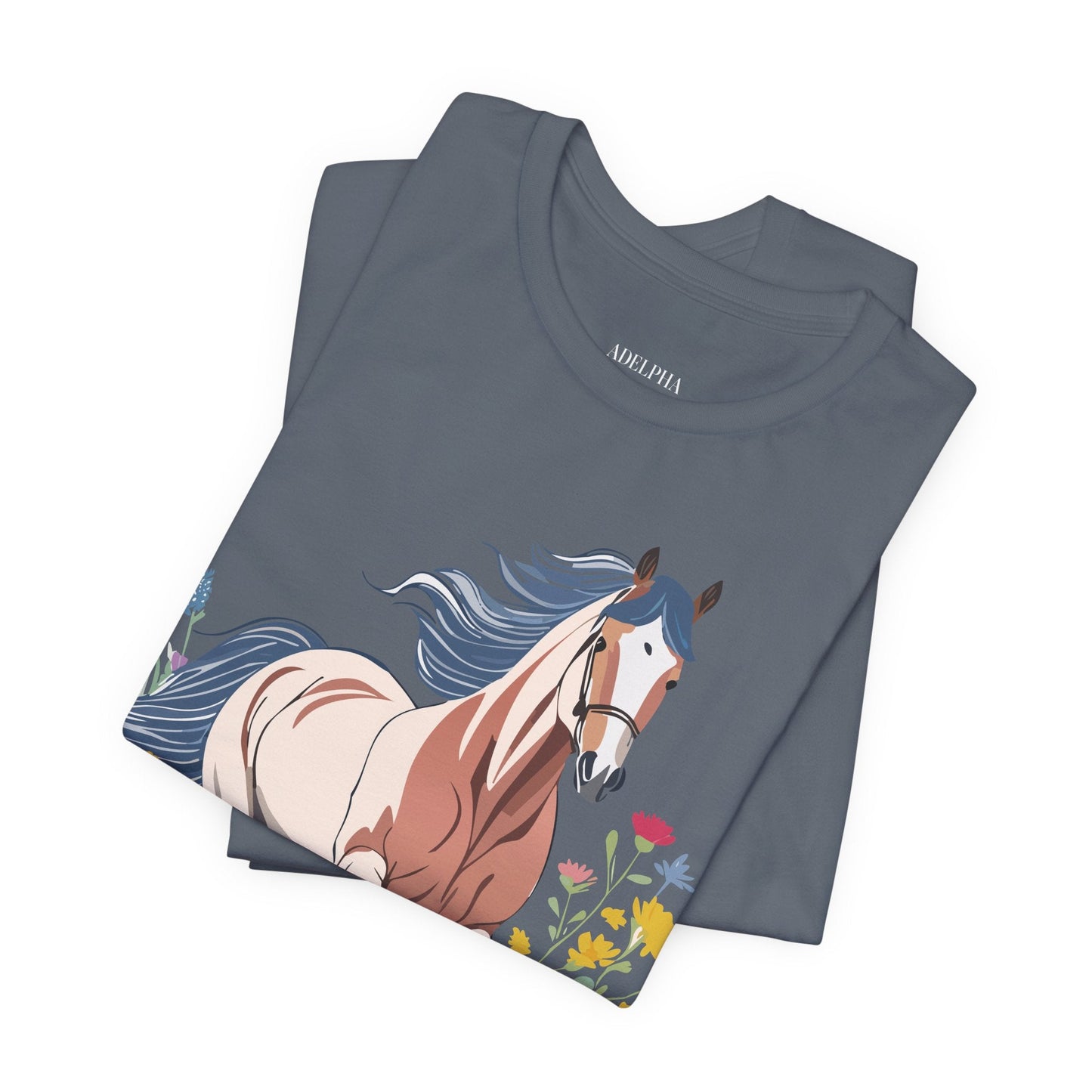 Horse Graphic Unisex 100 Cotton Vintage Animal Art T-Shirt 10